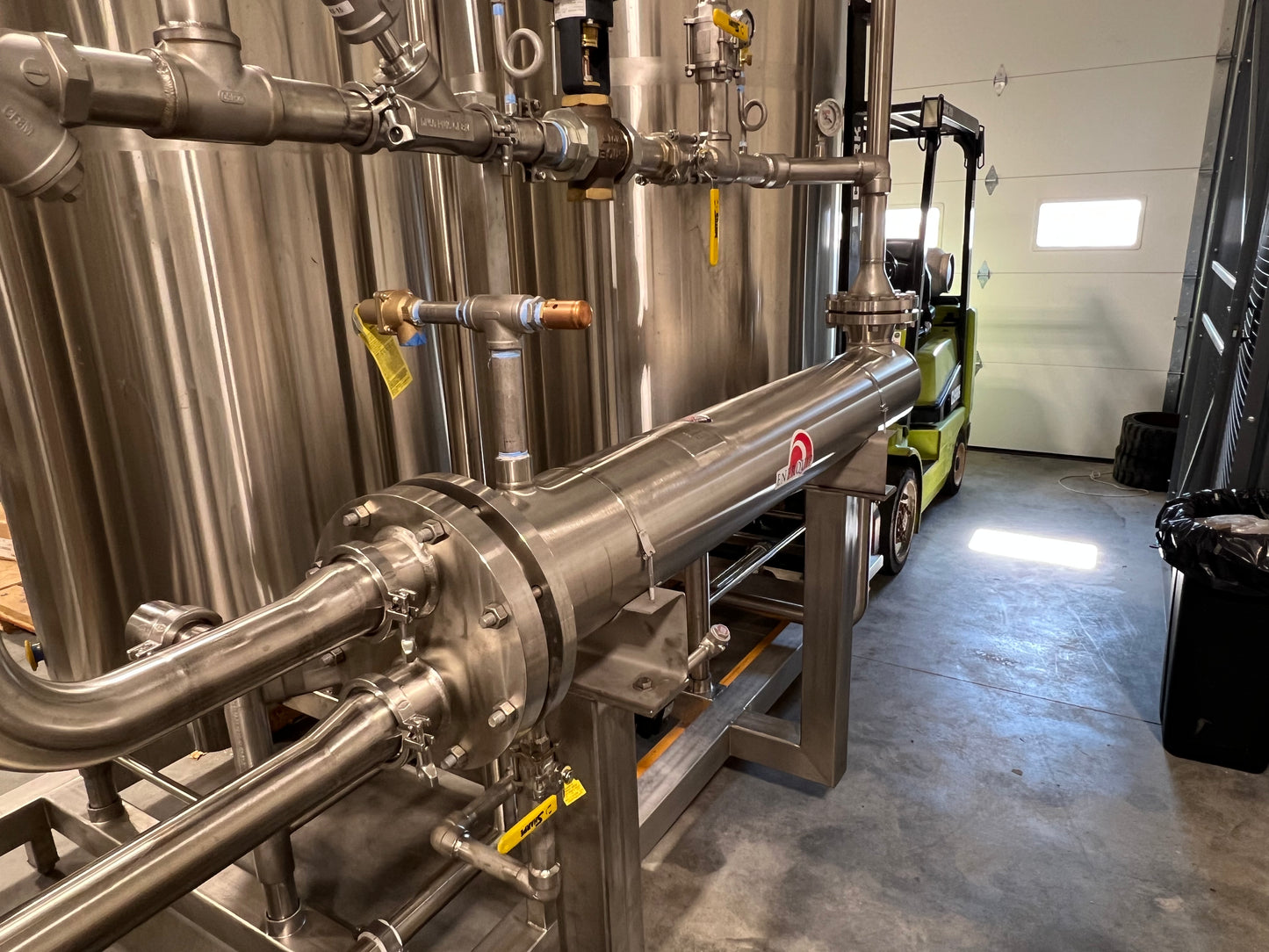 NEW - CIP SKID - 3 Tank Automatic CIP Skid with Heat Exchanger and Chemical Injection