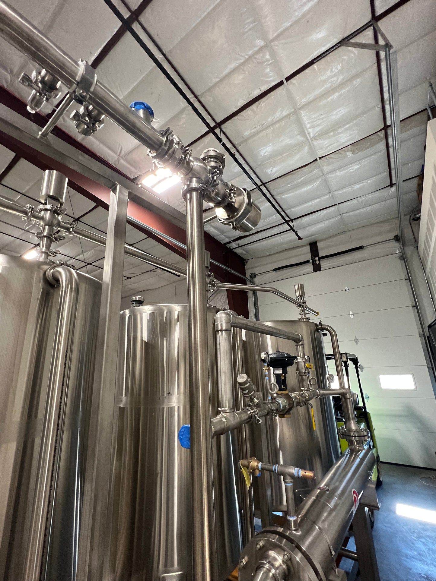 NEW - CIP SKID - 3 Tank Automatic CIP Skid with Heat Exchanger and Chemical Injection