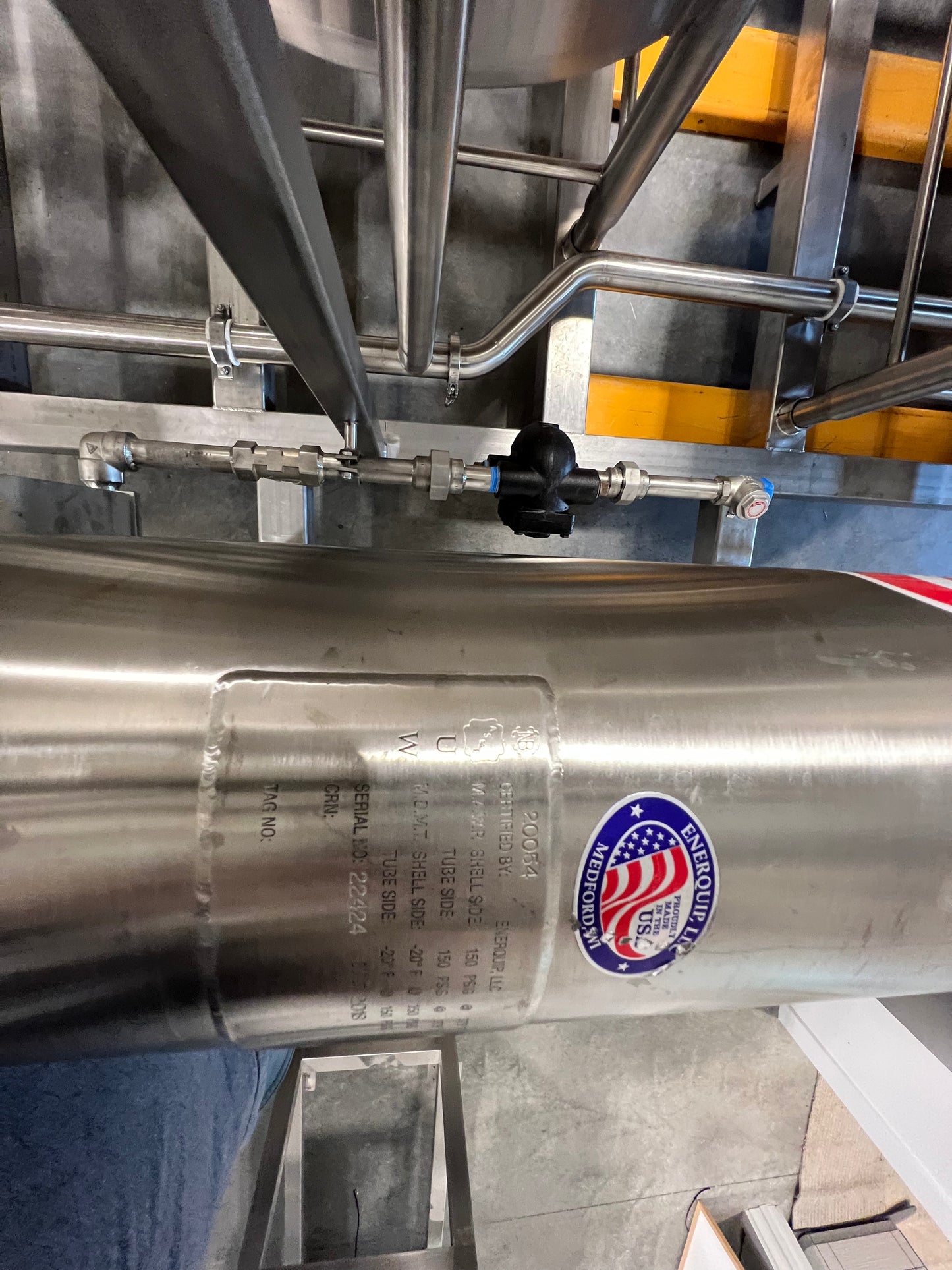 NEW - CIP SKID - 3 Tank Automatic CIP Skid with Heat Exchanger and Chemical Injection