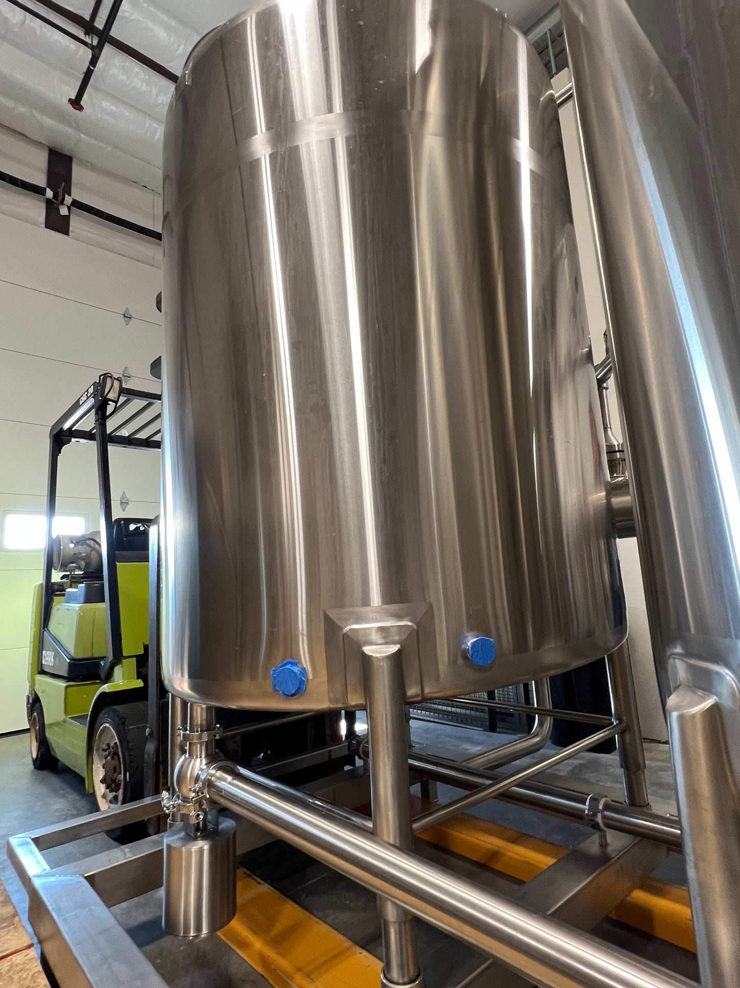 NEW - CIP SKID - 3 Tank Automatic CIP Skid with Heat Exchanger and Chemical Injection