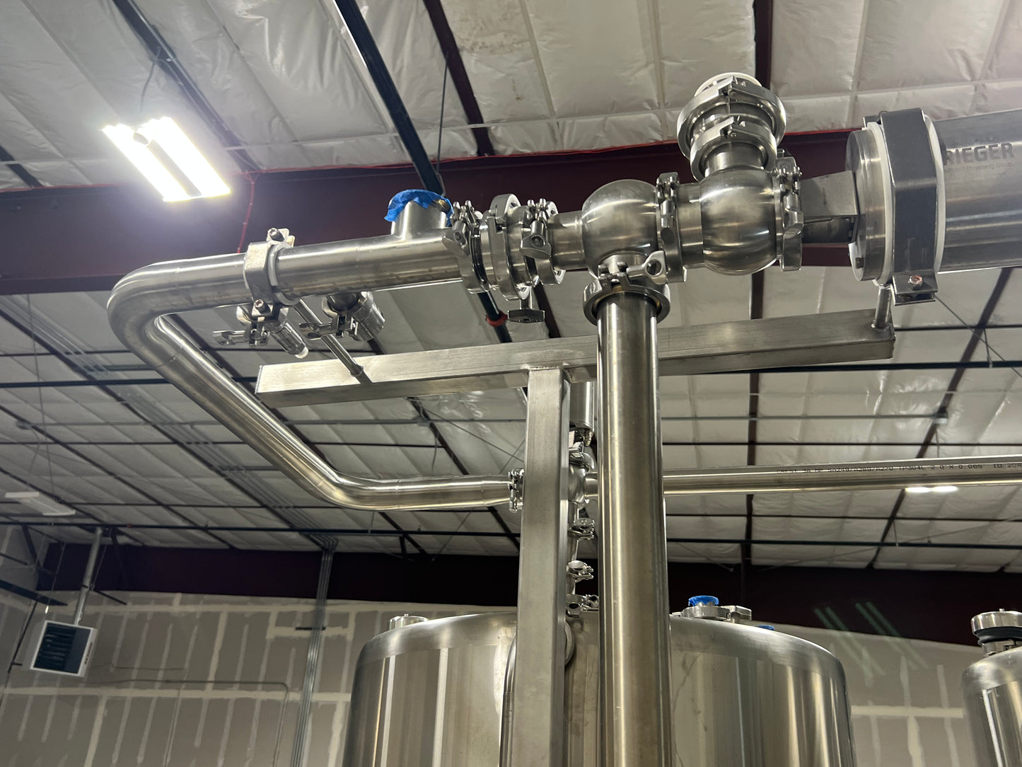 NEW - CIP SKID - 3 Tank Automatic CIP Skid with Heat Exchanger and Chemical Injection