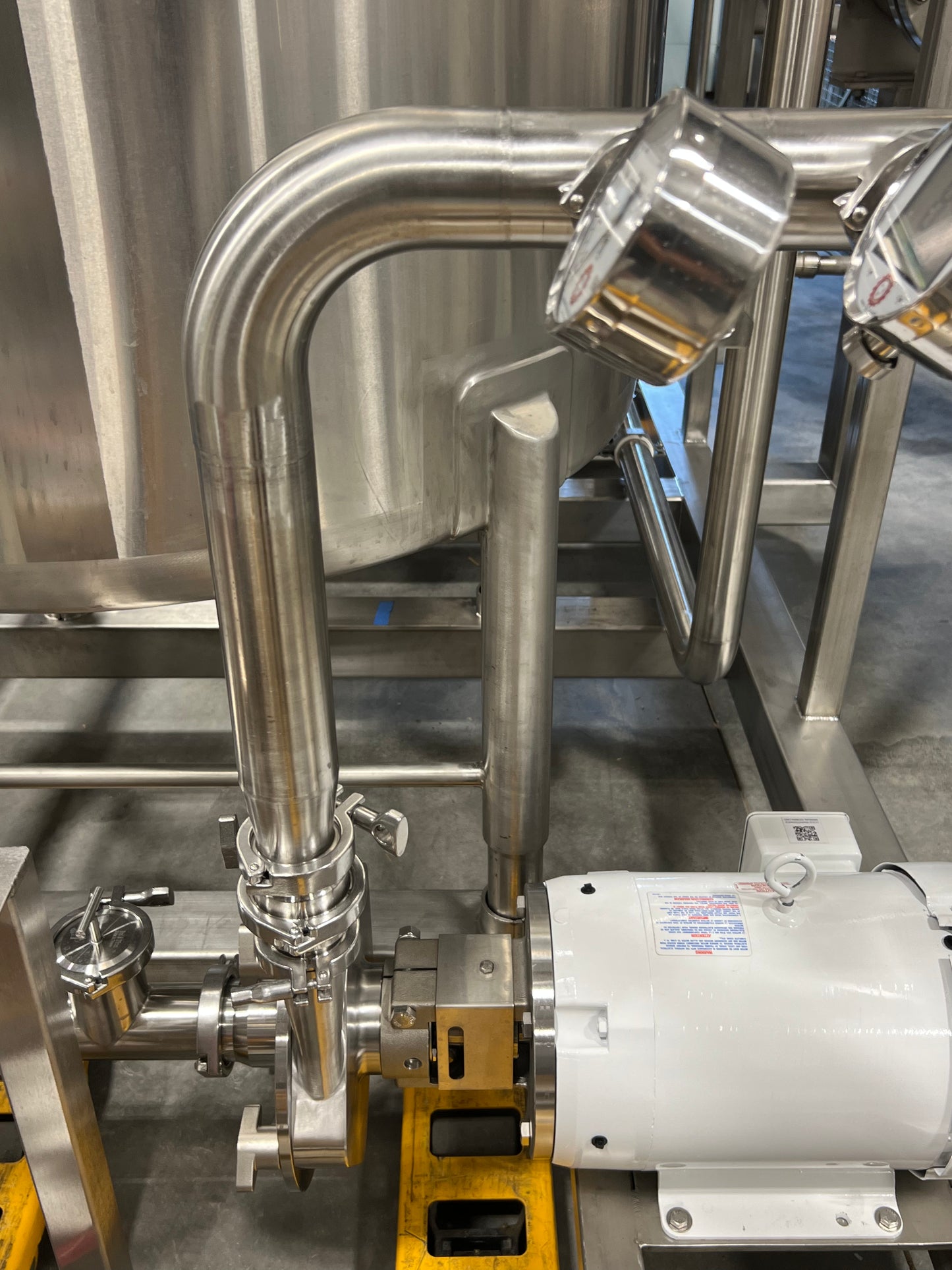 NEW - CIP SKID - 3 Tank Automatic CIP Skid with Heat Exchanger and Chemical Injection