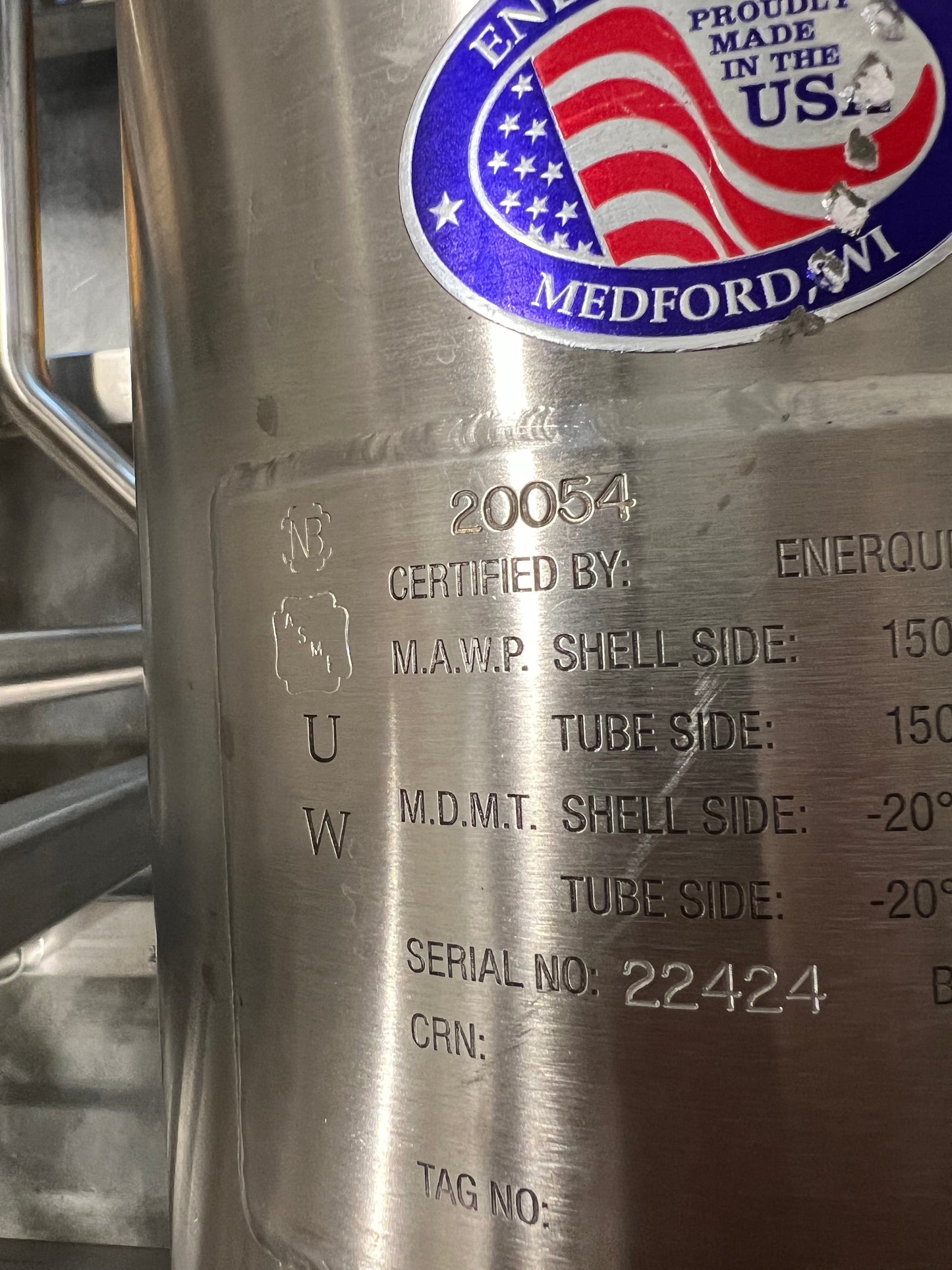 NEW - CIP SKID - 3 Tank Automatic CIP Skid with Heat Exchanger and Chemical Injection