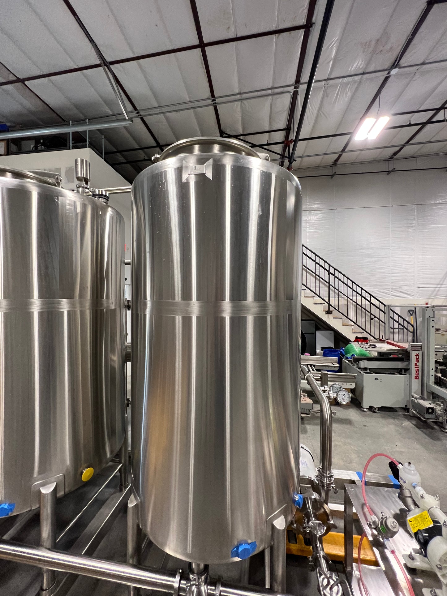 NEW - CIP SKID - 3 Tank Automatic CIP Skid with Heat Exchanger and Chemical Injection