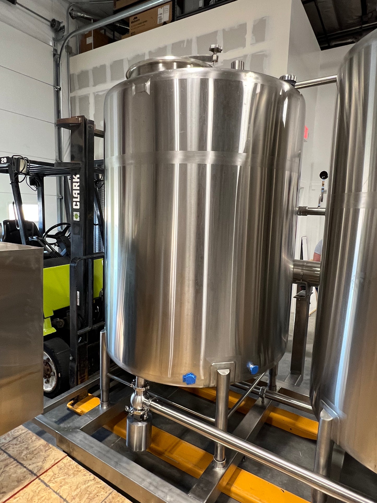 NEW - CIP SKID - 3 Tank Automatic CIP Skid with Heat Exchanger and Chemical Injection