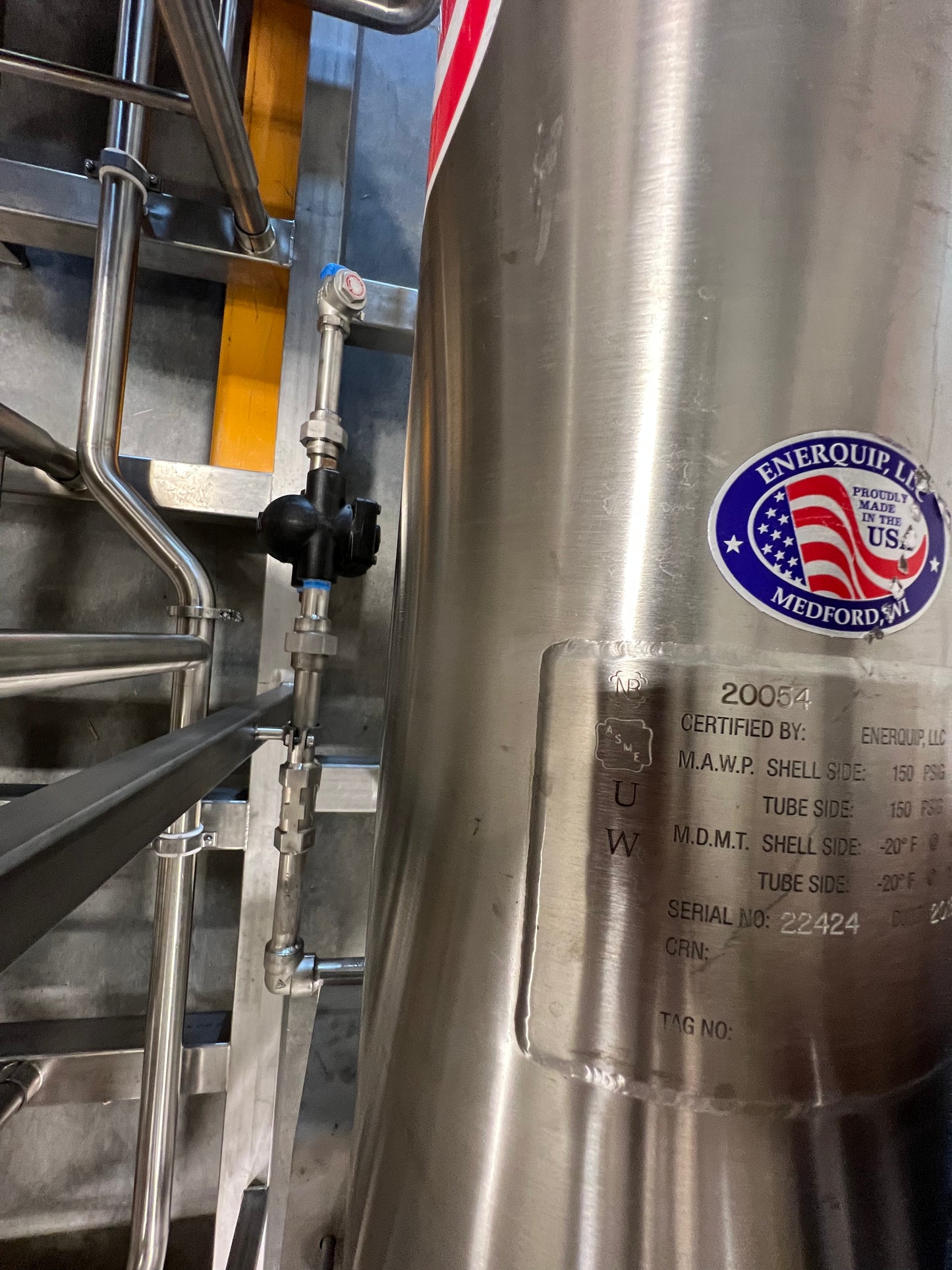 NEW - CIP SKID - 3 Tank Automatic CIP Skid with Heat Exchanger and Chemical Injection