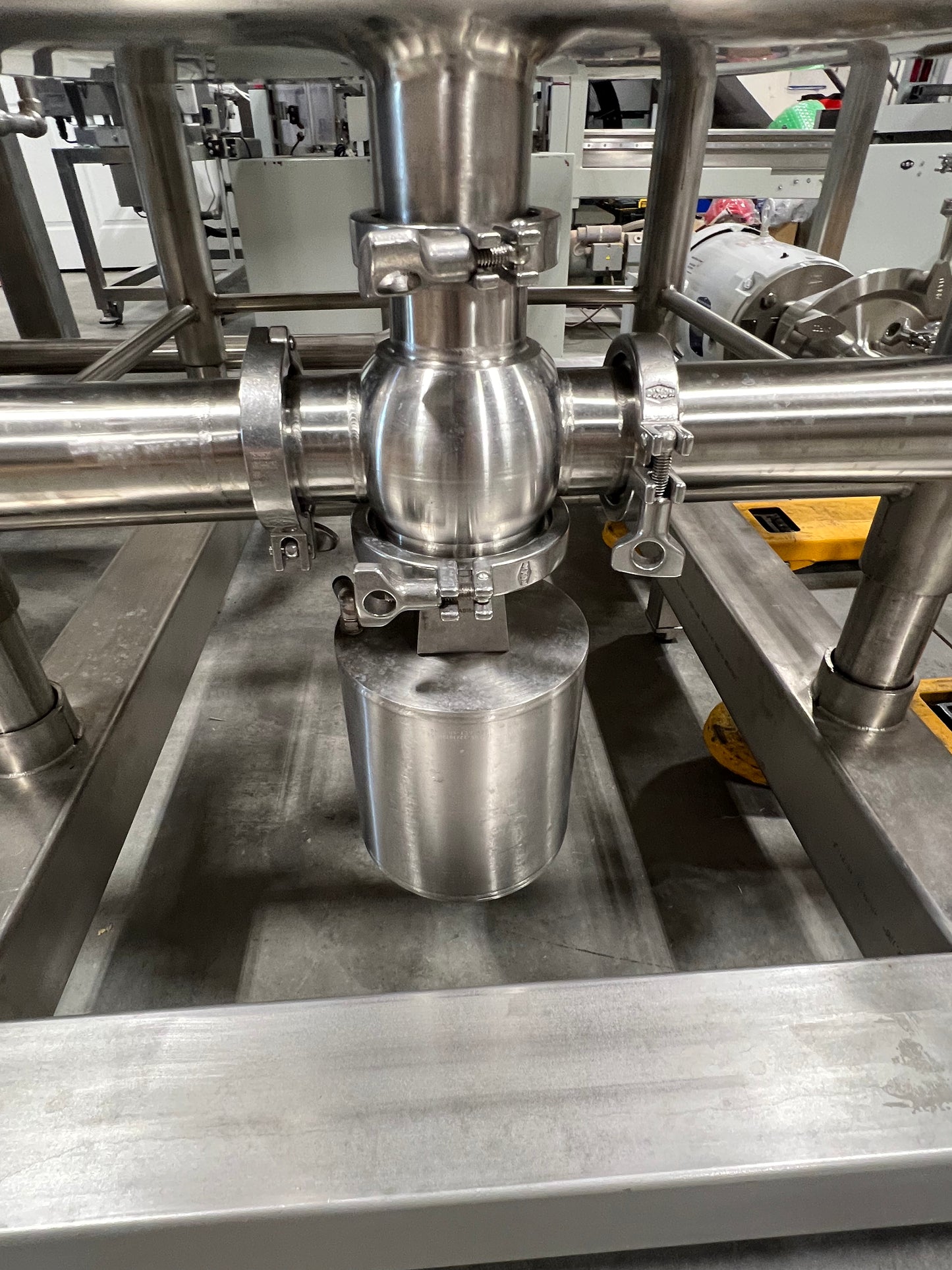 NEW - CIP SKID - 3 Tank Automatic CIP Skid with Heat Exchanger and Chemical Injection