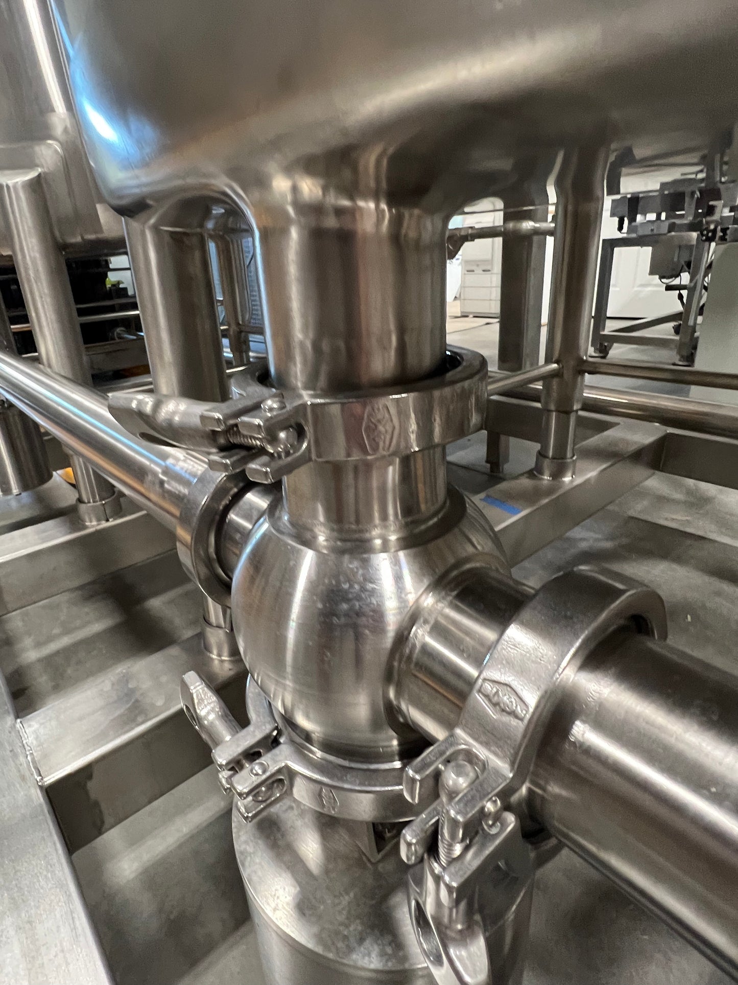 NEW - CIP SKID - 3 Tank Automatic CIP Skid with Heat Exchanger and Chemical Injection