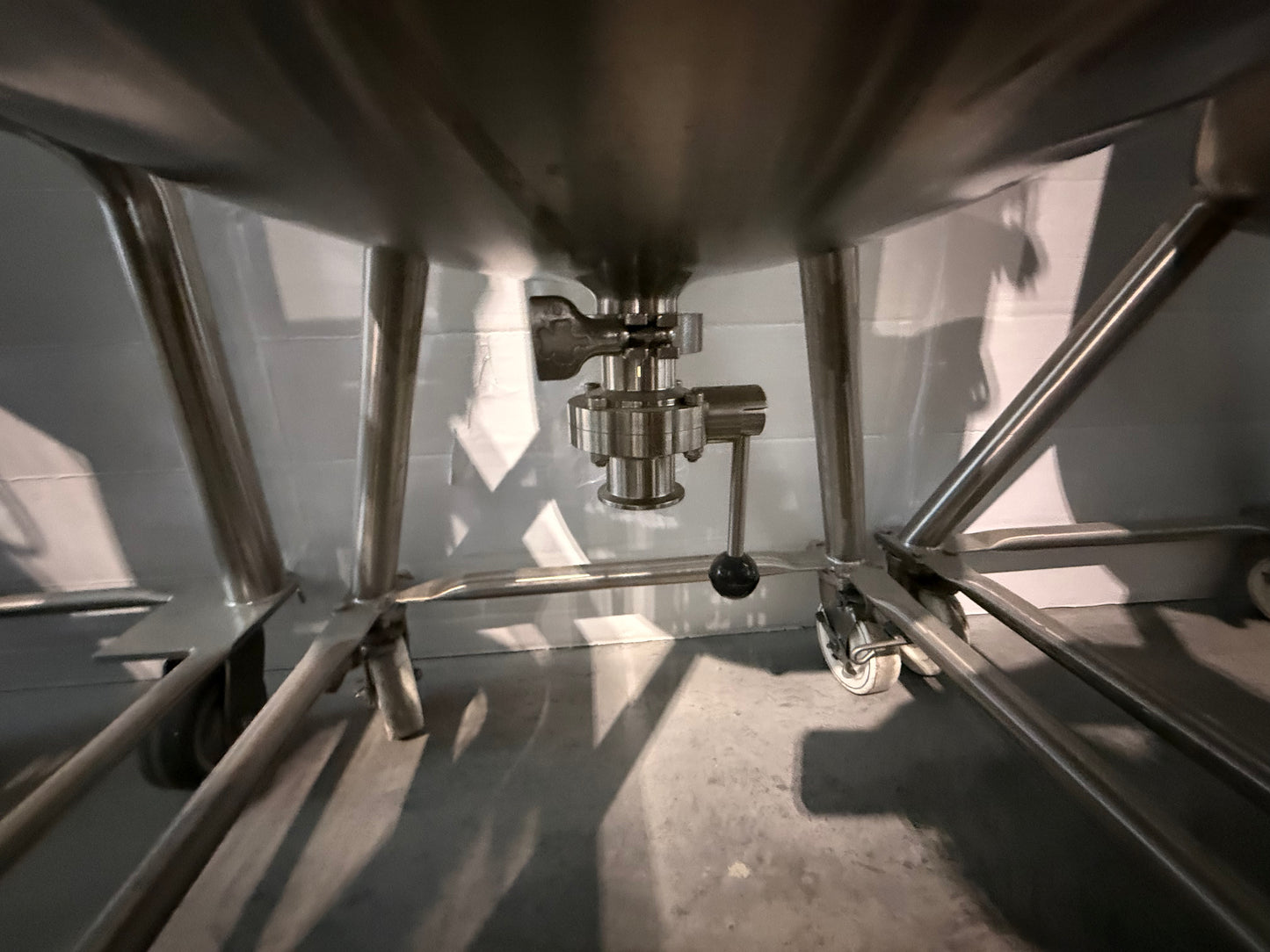 Pre-Owned 100 Liter Pressure Tank - Precision Stainless 316SS, Working Pressure 60 PSIG @ 212Deg