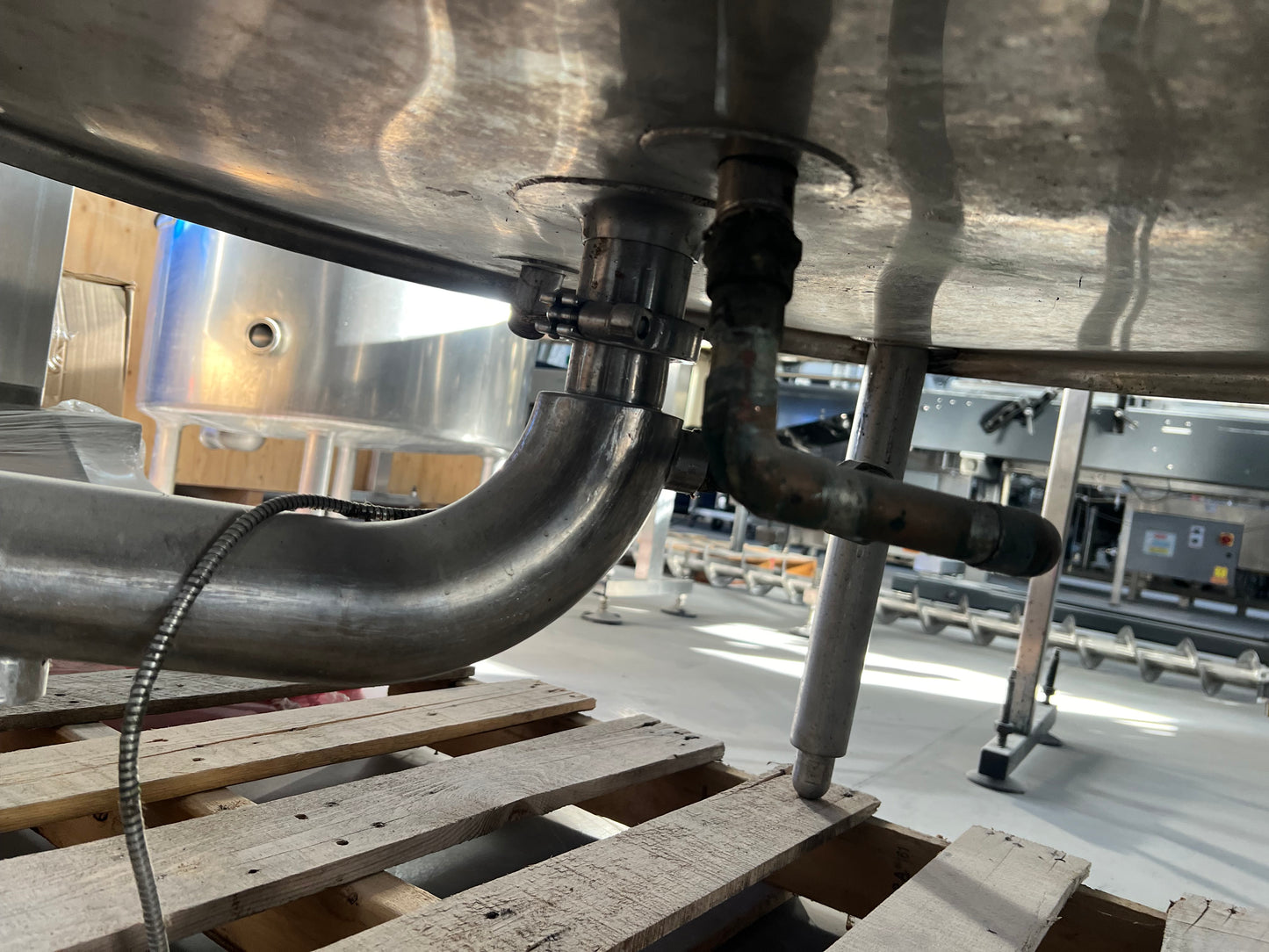 Approx 50-Gallon (Approximately) Stainless Steel Jacketed Kettle