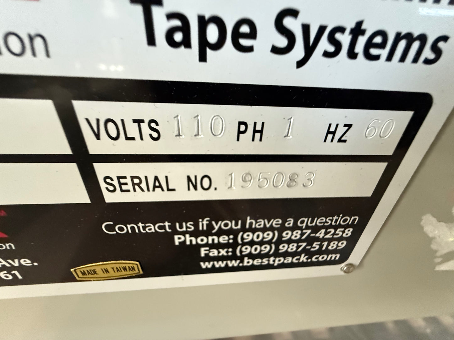 Used Best Pack Fully Automatic Carton Box Sealer - 2"