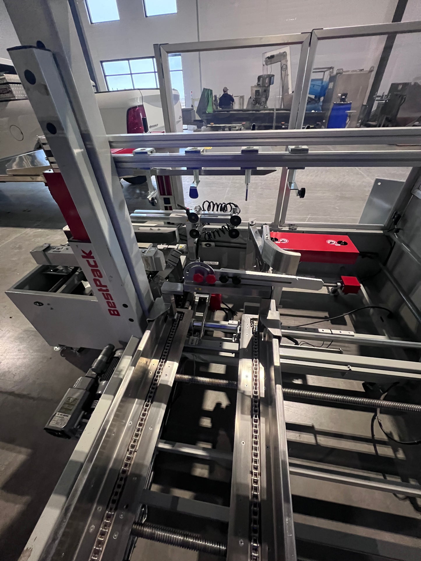 Used Best Pack Automatic Uniform Case Erector & Bottom Sealer, Model ELVSL22-3H