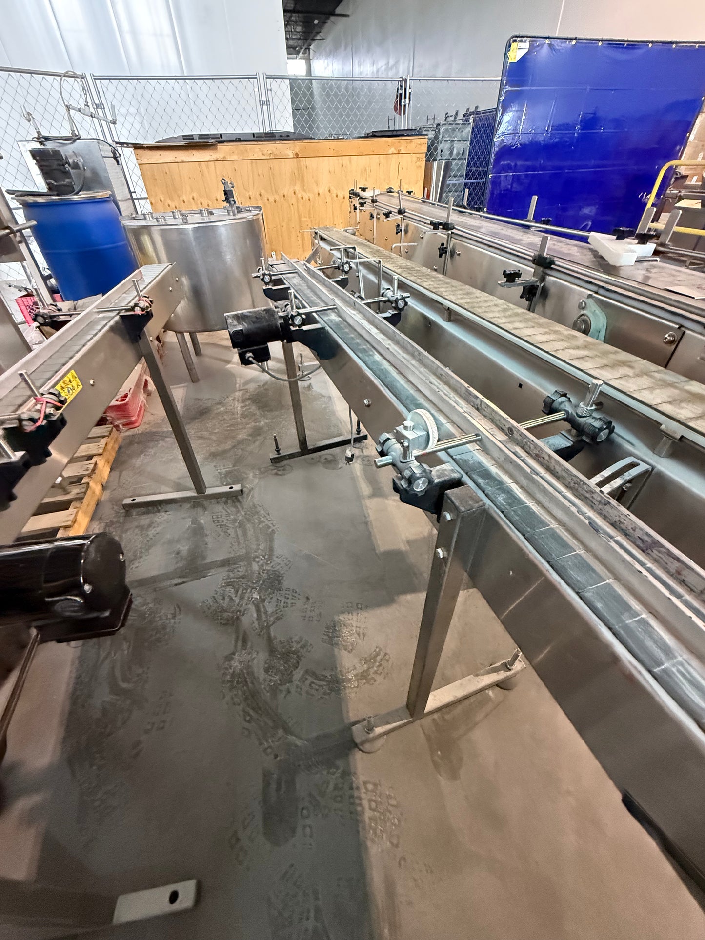 Conveyor - 7'6" length, 4.5" Wide, with speed controller