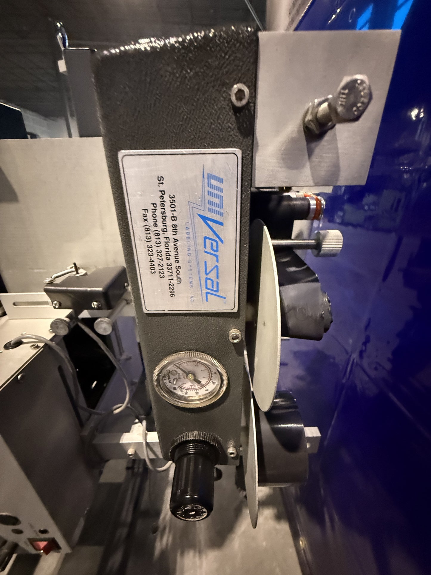 Used Universal Labeler, Park Products, Inc,  Serial # TA2B-285
