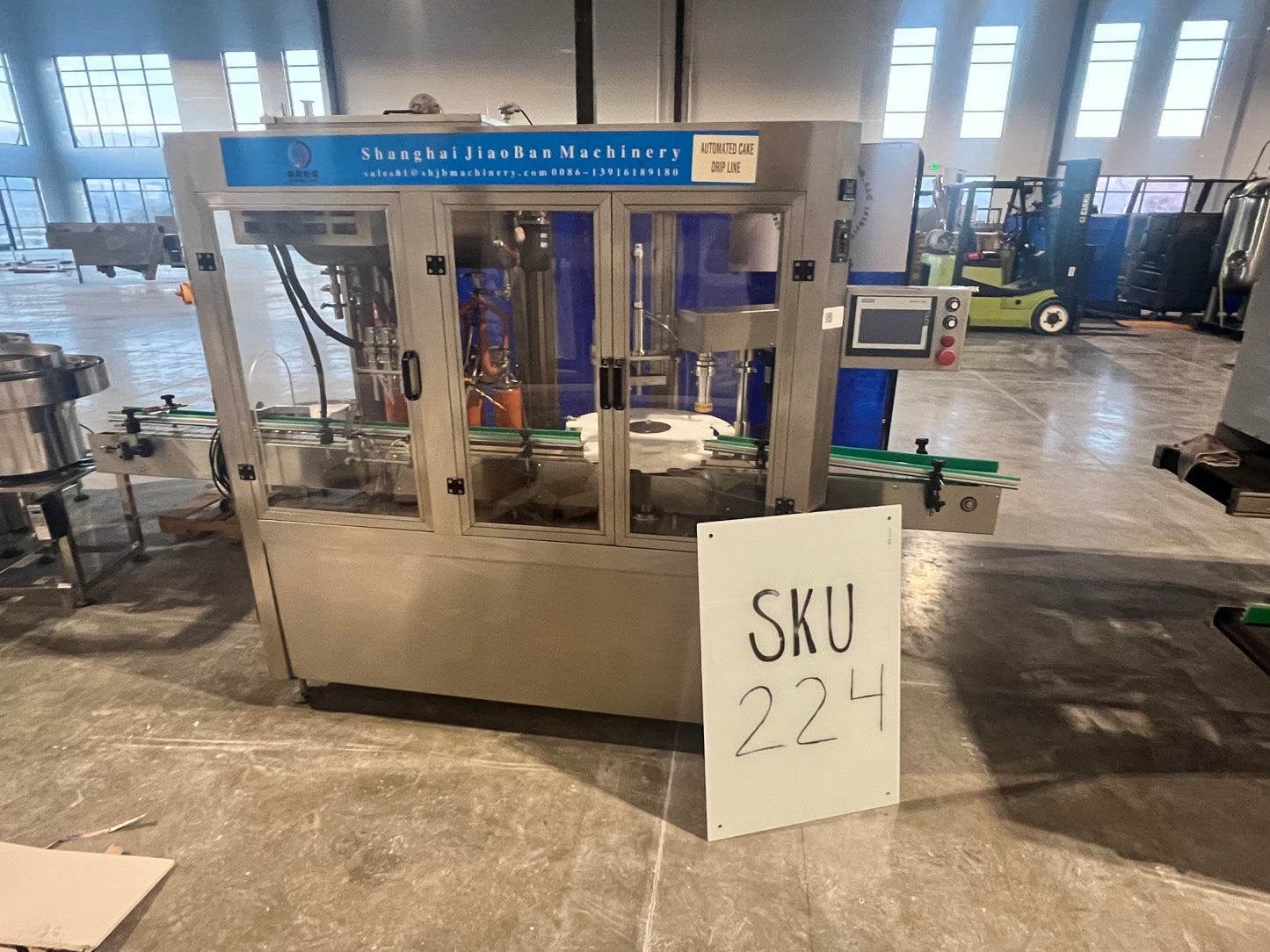 Used Filler and Capper - 4 Head, Filler and Capper with Feed Tank, Heat Traced - Shanghai JiaoBan Machinery