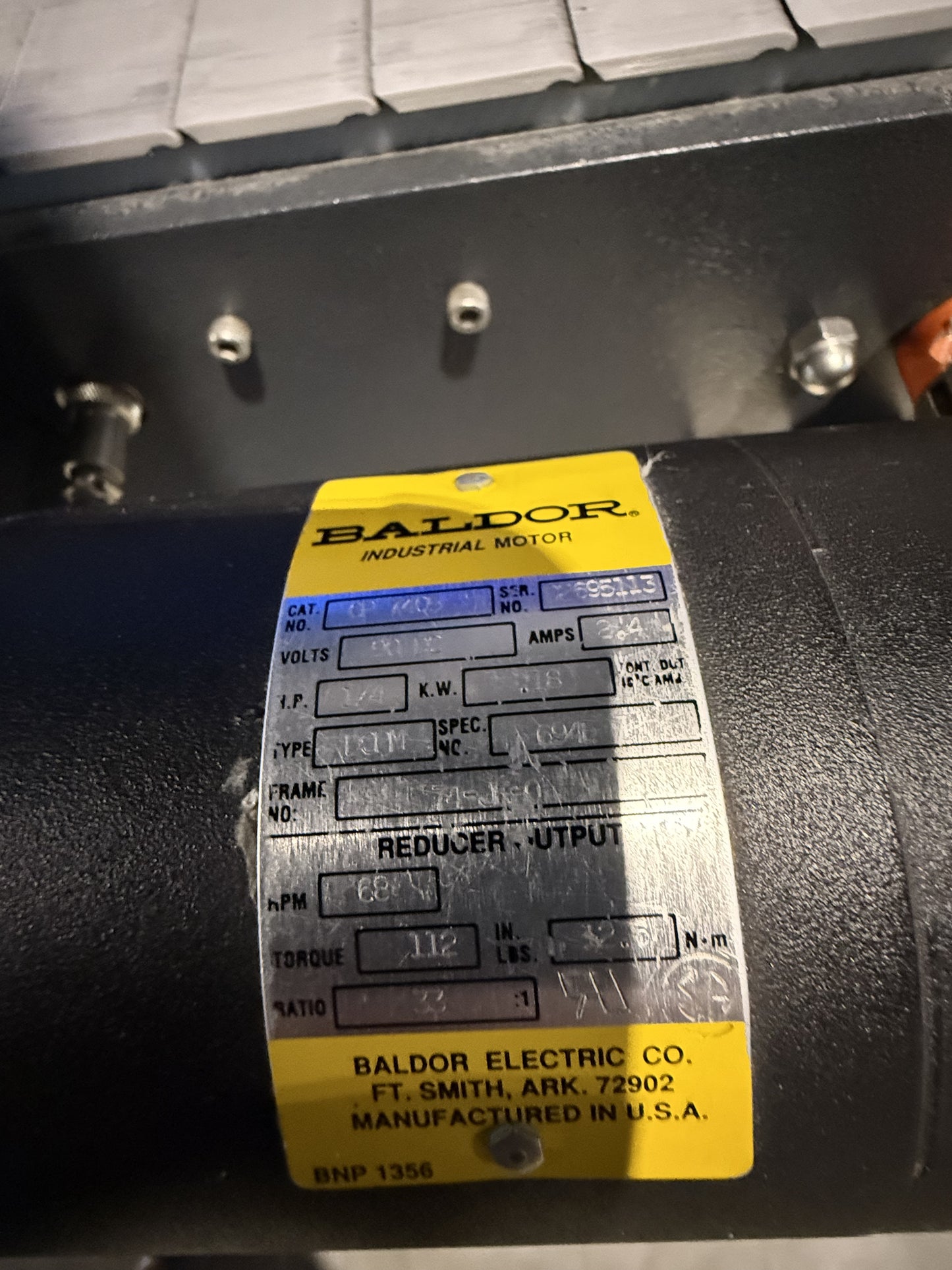 Used Universal Labeler, Park Products, Inc,  Serial # TA2B-285