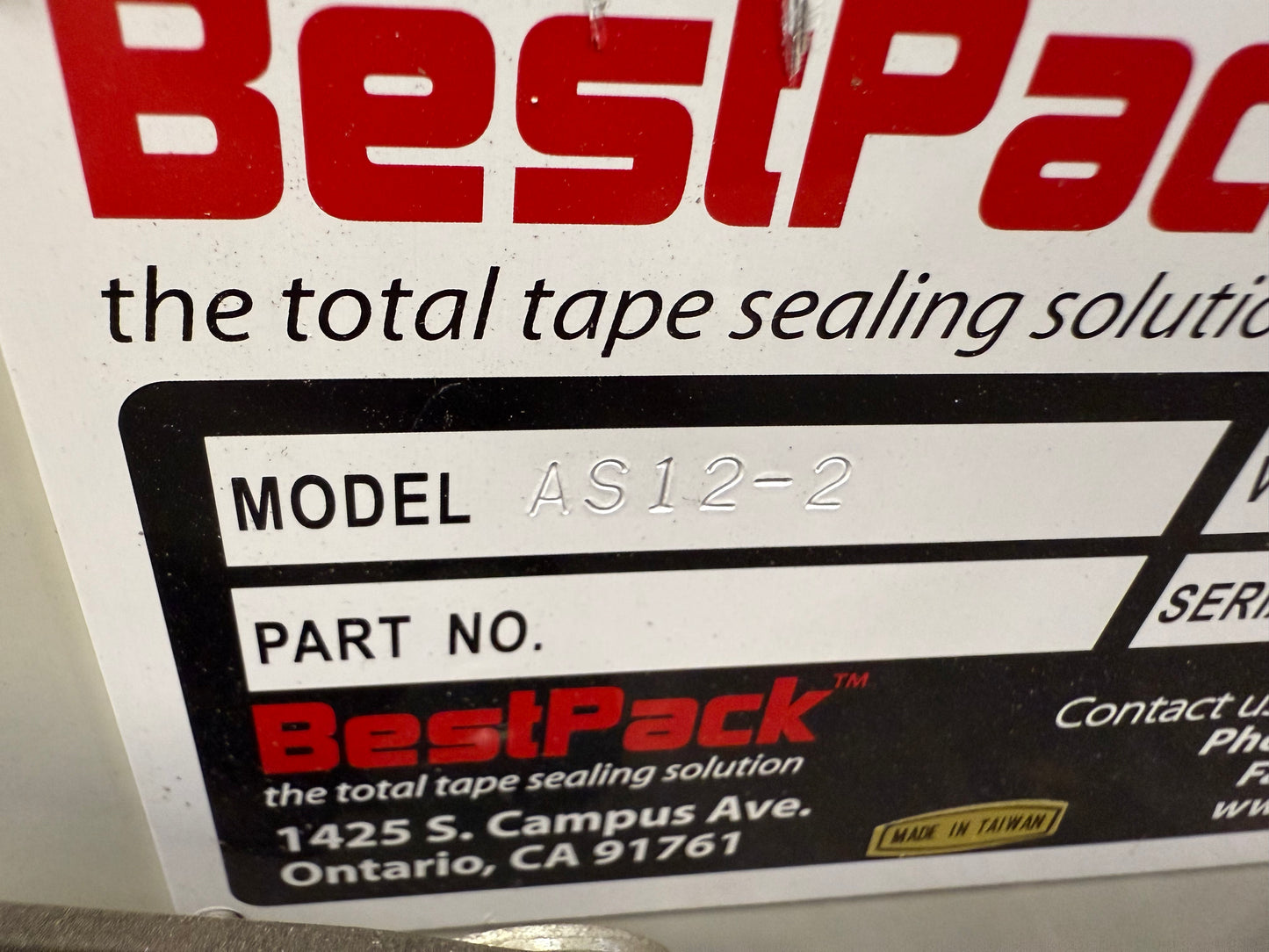 Used Best Pack Fully Automatic Carton Box Sealer - 2"