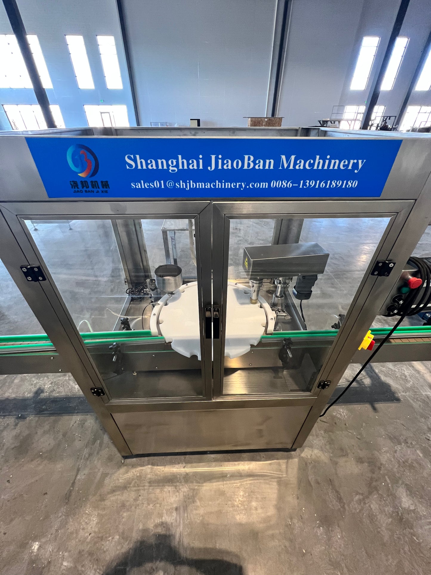 Like New Filler and Capper Lid Bowl with mini Hopper - Shanghai JiaoBan Machinery