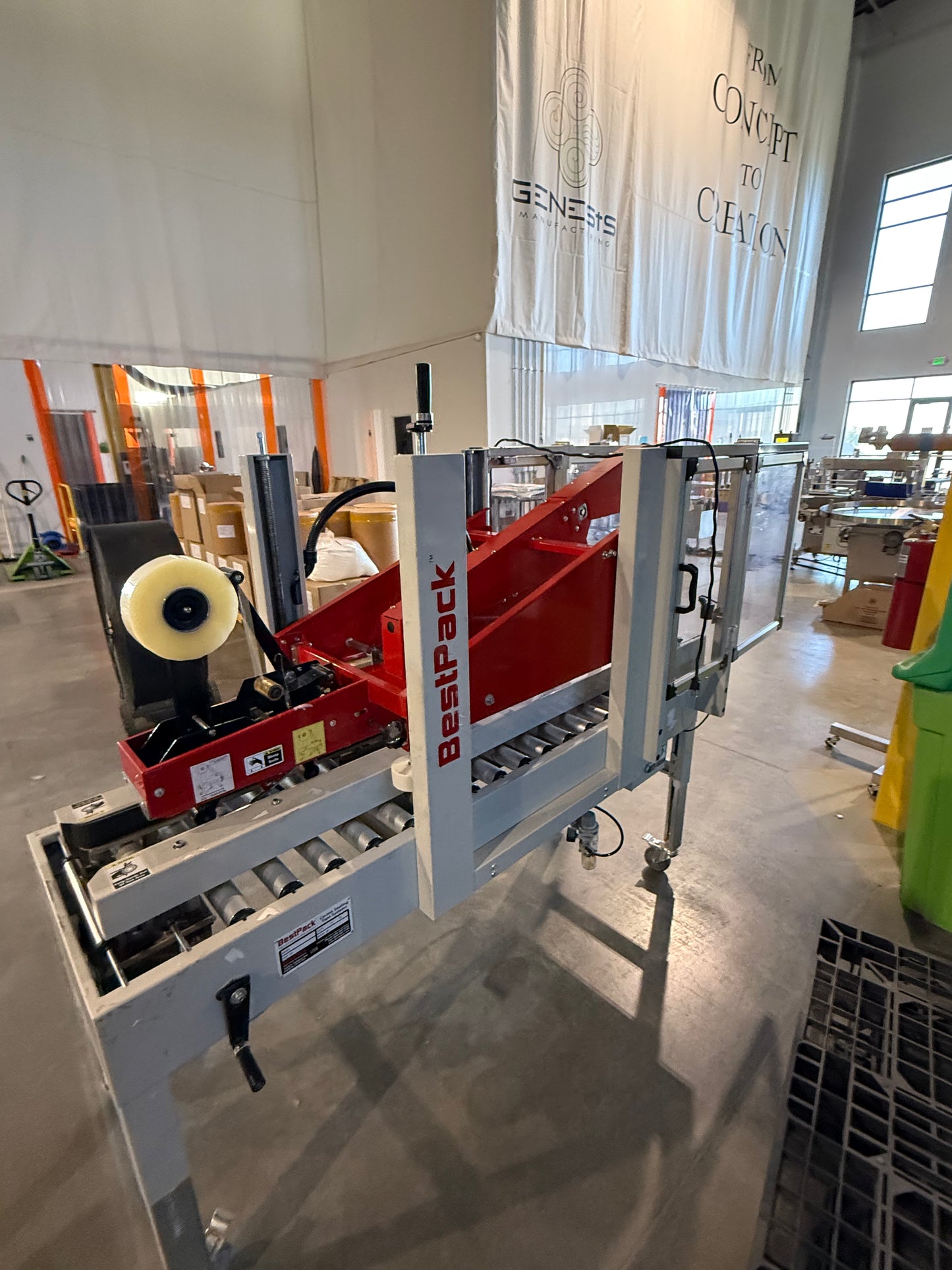 Used Best Pack Automatic Carton Box Sealer - 2"