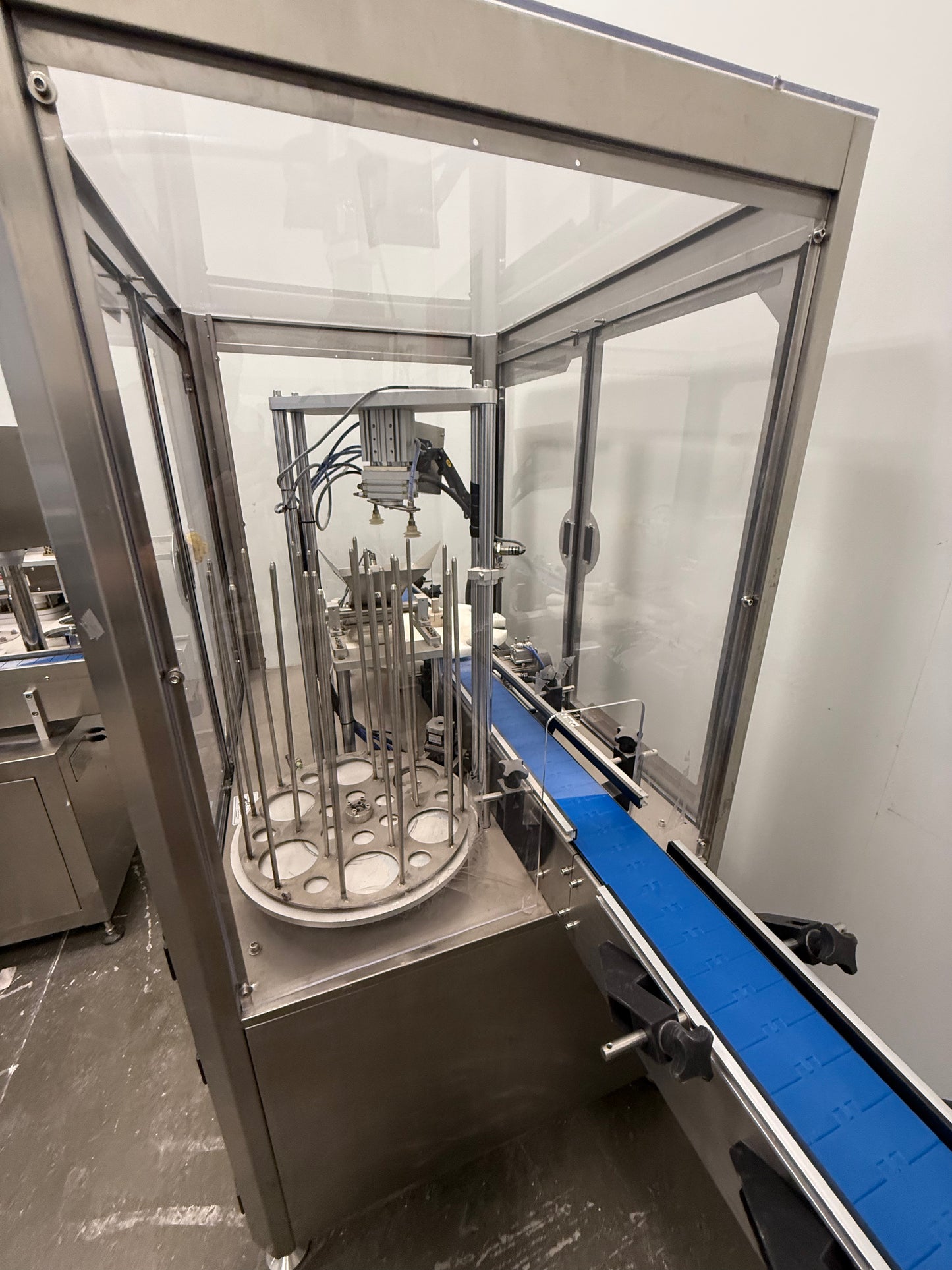 Slightly Used - Full Tub Filling Production Line - Tub Filler, Tub Sealer, Tub Capper, Spee-dee Filler, Conveyor sections