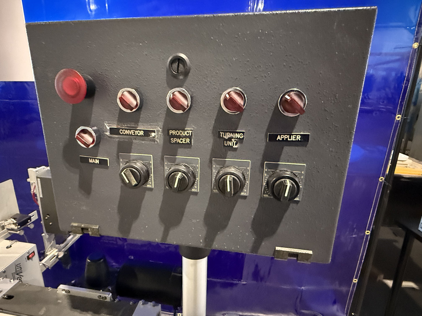 Used Universal Labeler, Park Products, Inc,  Serial # TA2B-285
