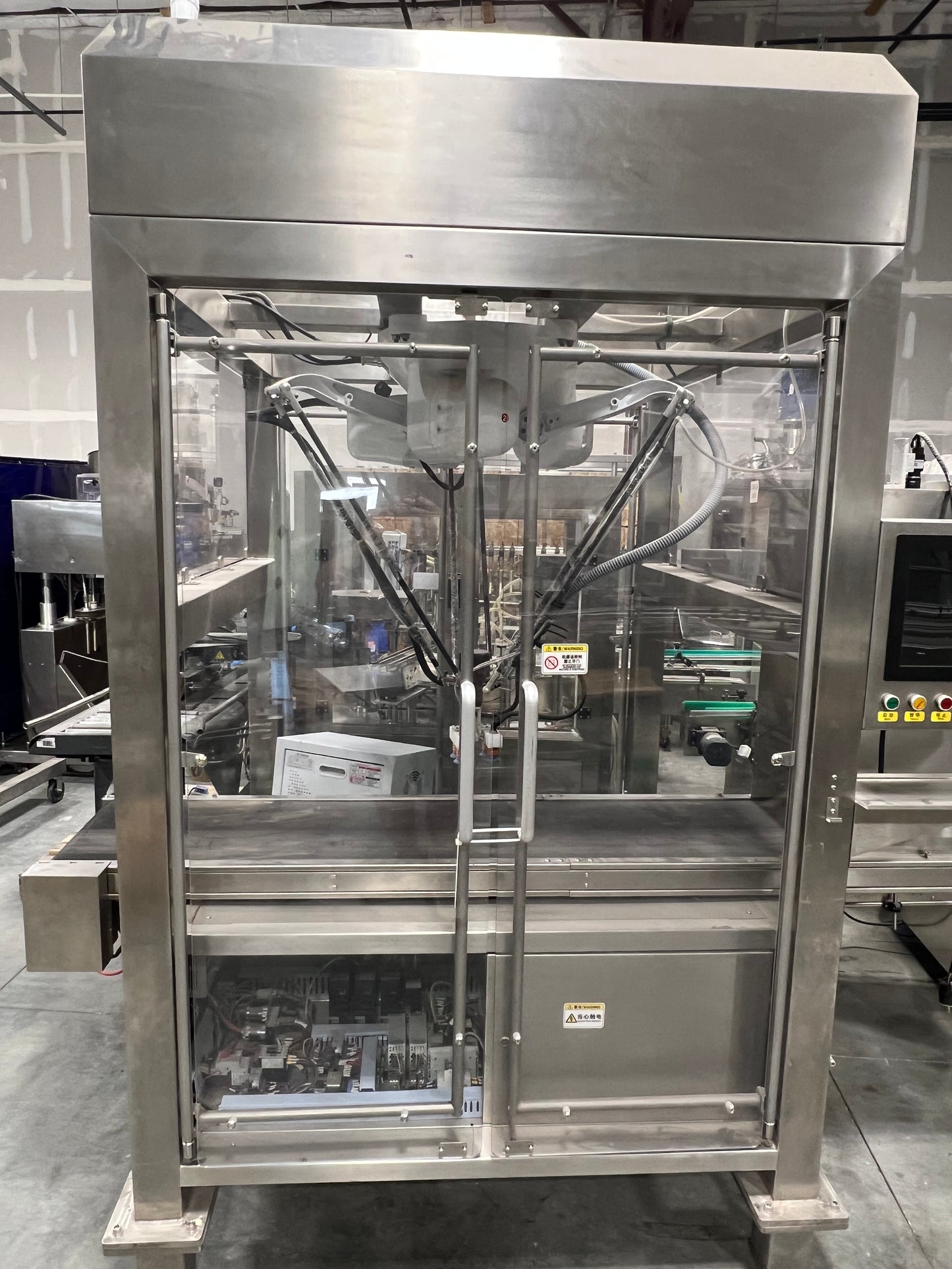Slightly Used - Automatic Cartoning Machine - Model ZX-RD80B - Robot Case Packing Machine Top Load Parallel Robotic Case Packer for Soft-Bags and Pouches