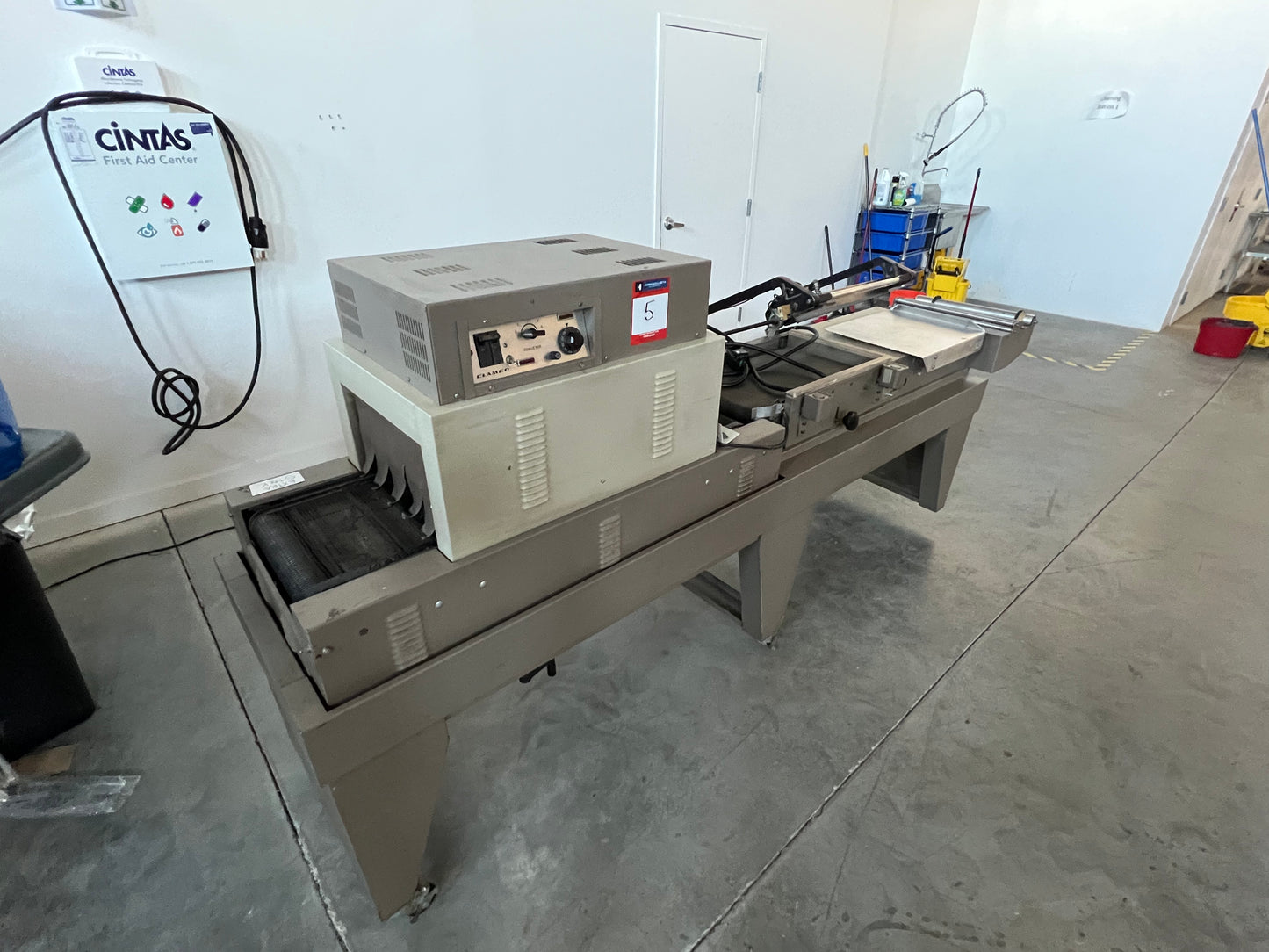 Heat Tunnel, Clampco, Model # 850MB, Serial # 4199 - Inventory Equipment: