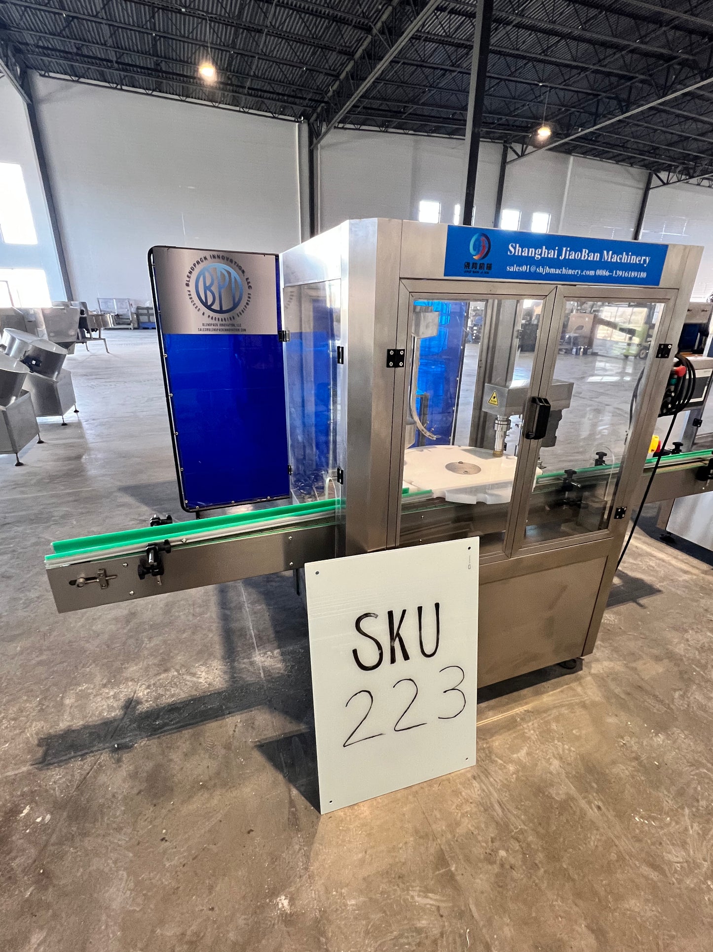 Like New Filler and Capper Lid Bowl with mini Hopper - Shanghai JiaoBan Machinery