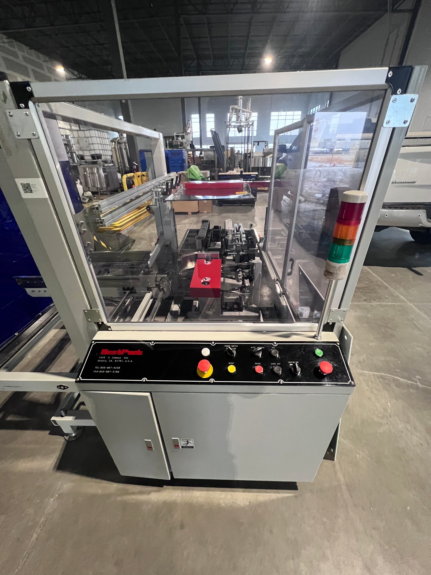 Used Best Pack Automatic Uniform Case Erector & Bottom Sealer, Model ELVSL22-3H
