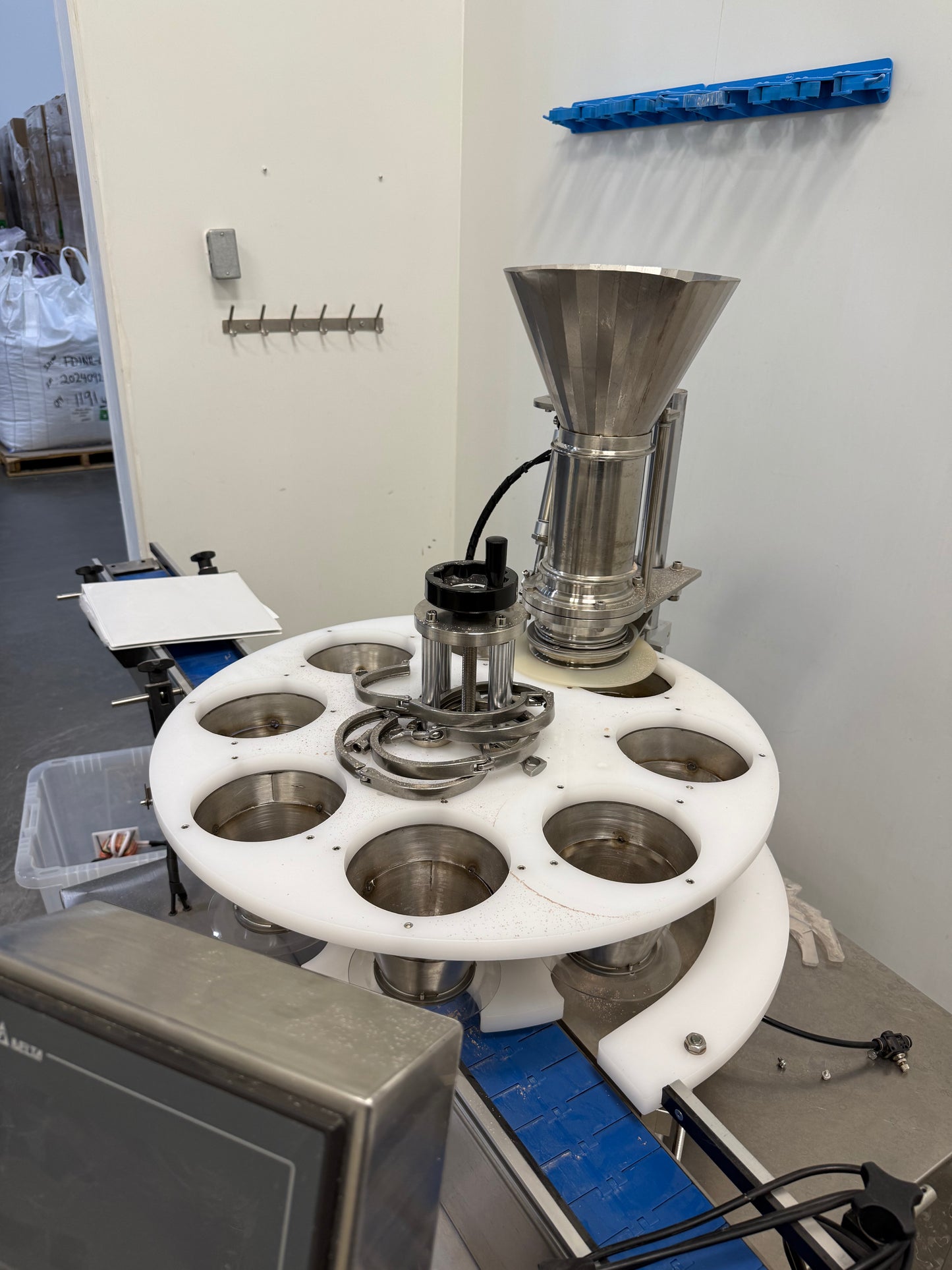 Slightly Used - Full Tub Filling Production Line - Tub Filler, Tub Sealer, Tub Capper, Spee-dee Filler, Conveyor sections