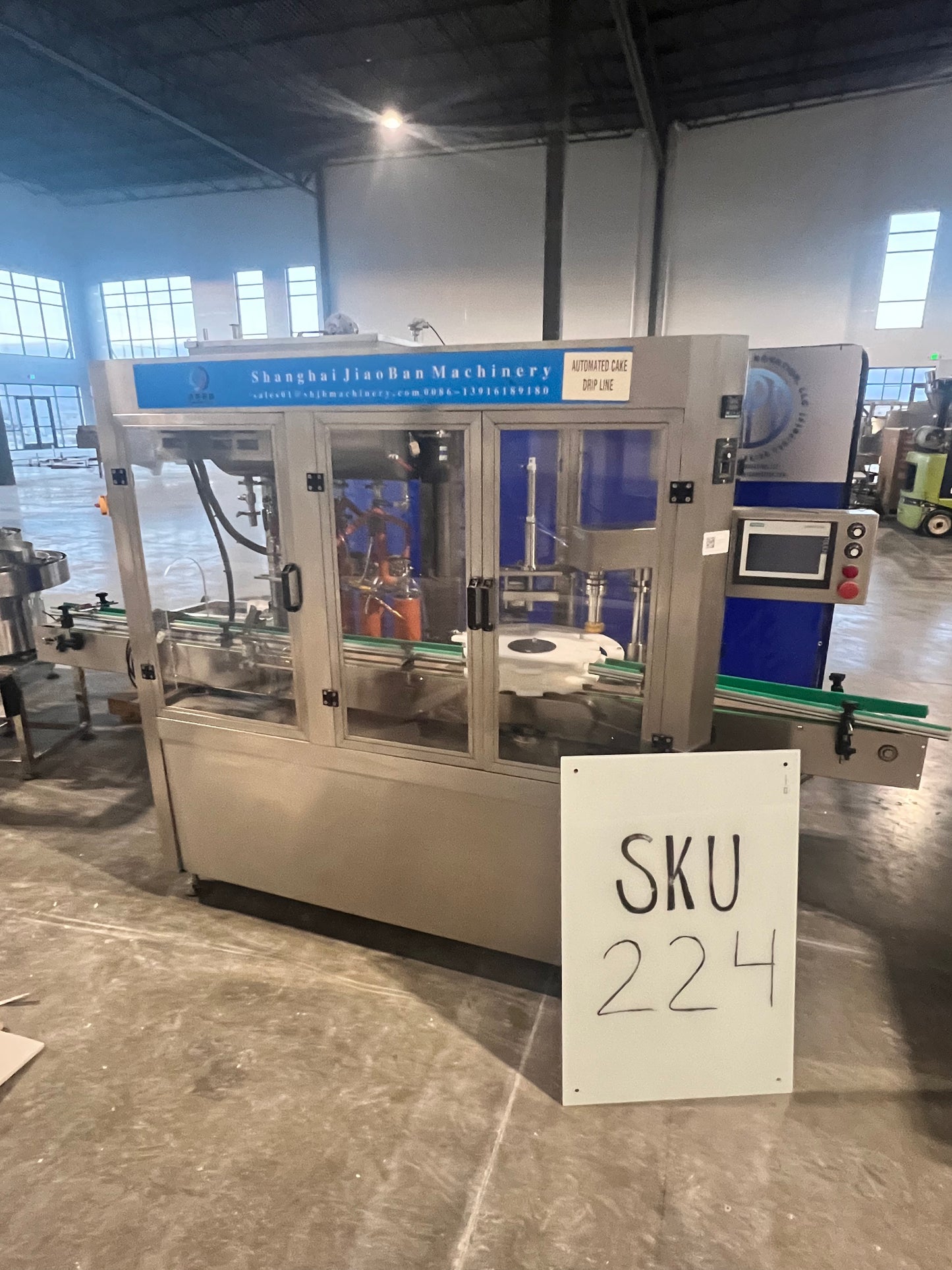 Used Filler and Capper - 4 Head, Filler and Capper with Feed Tank, Heat Traced - Shanghai JiaoBan Machinery