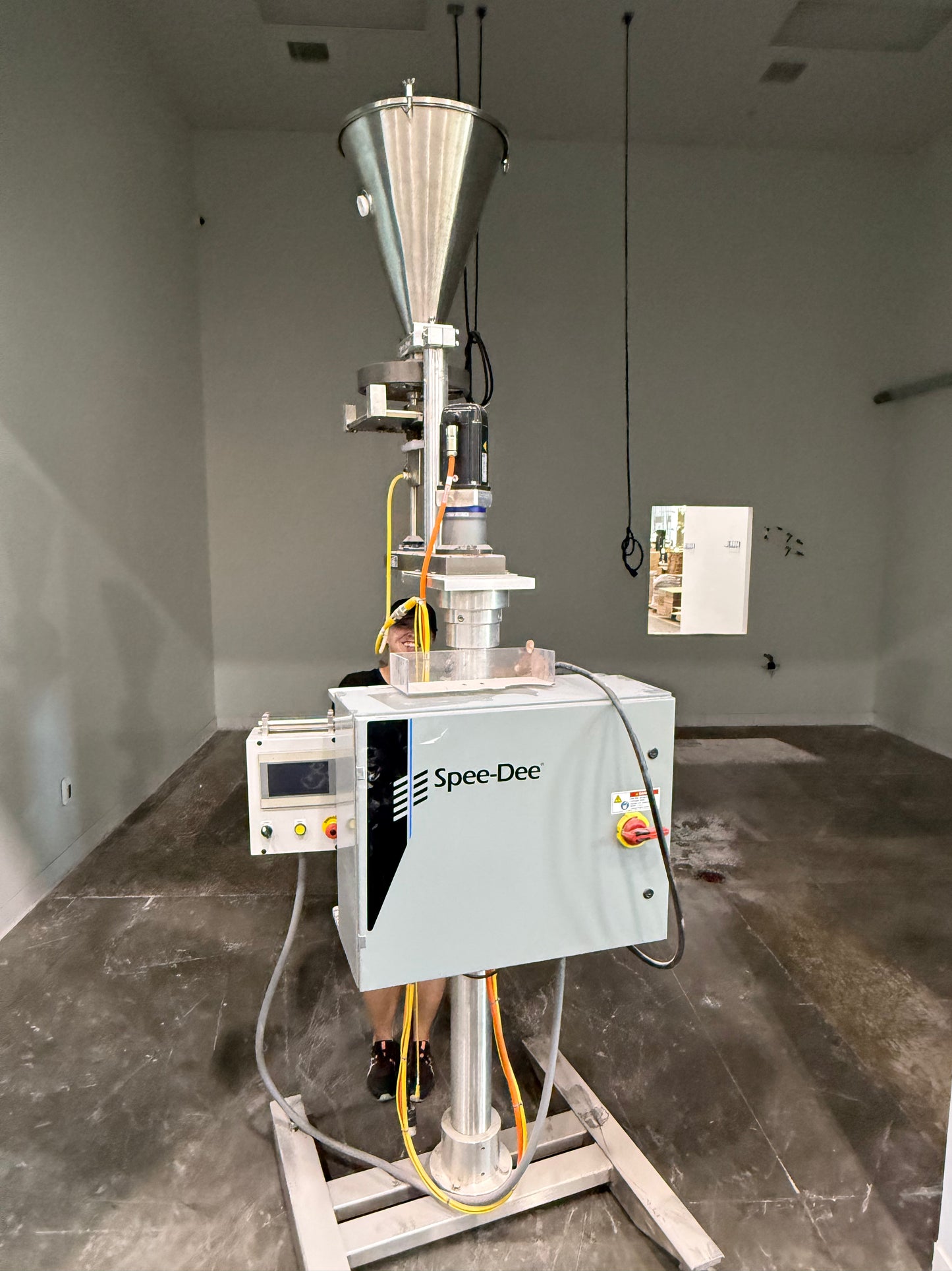 Slightly Used - Full Tub Filling Production Line - Tub Filler, Tub Sealer, Tub Capper, Spee-dee Filler, Conveyor sections