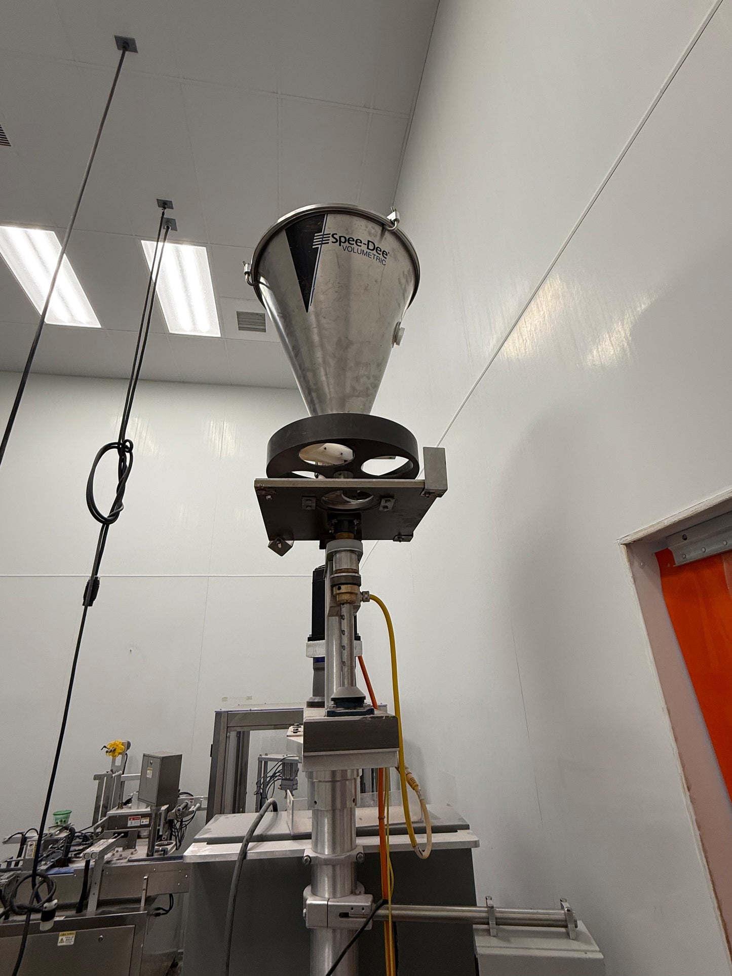 Slightly Used - Full Tub Filling Production Line - Tub Filler, Tub Sealer, Tub Capper, Spee-dee Filler, Conveyor sections