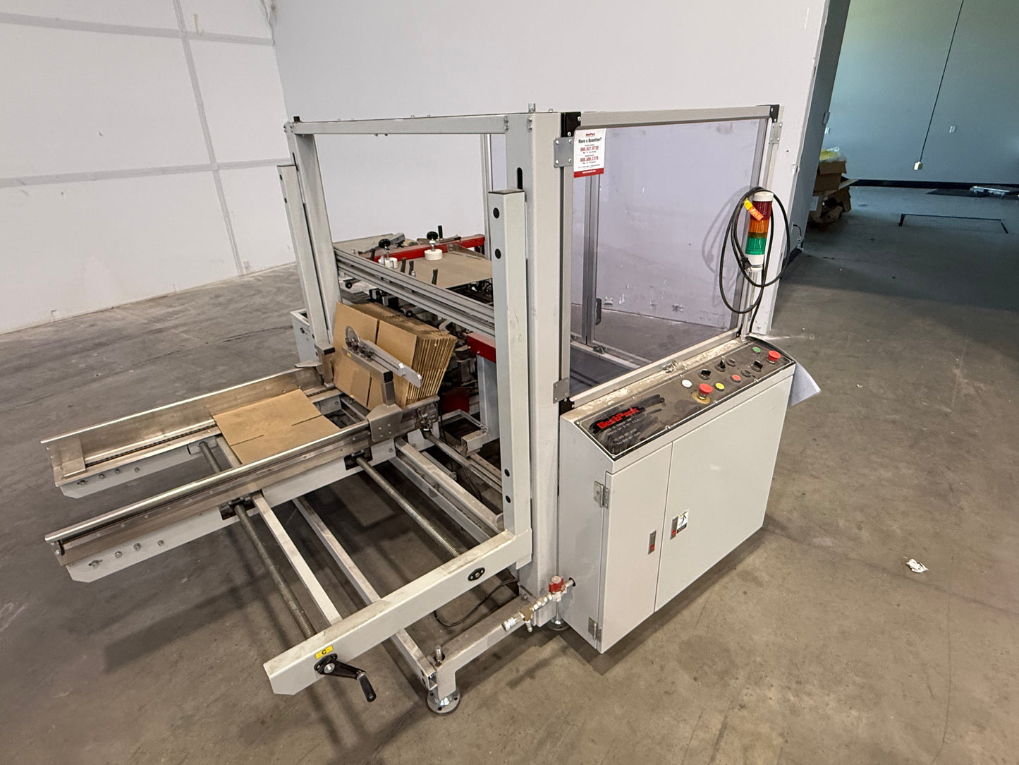 Used Best Pack Automatic Carton Box Erector and Sealer
