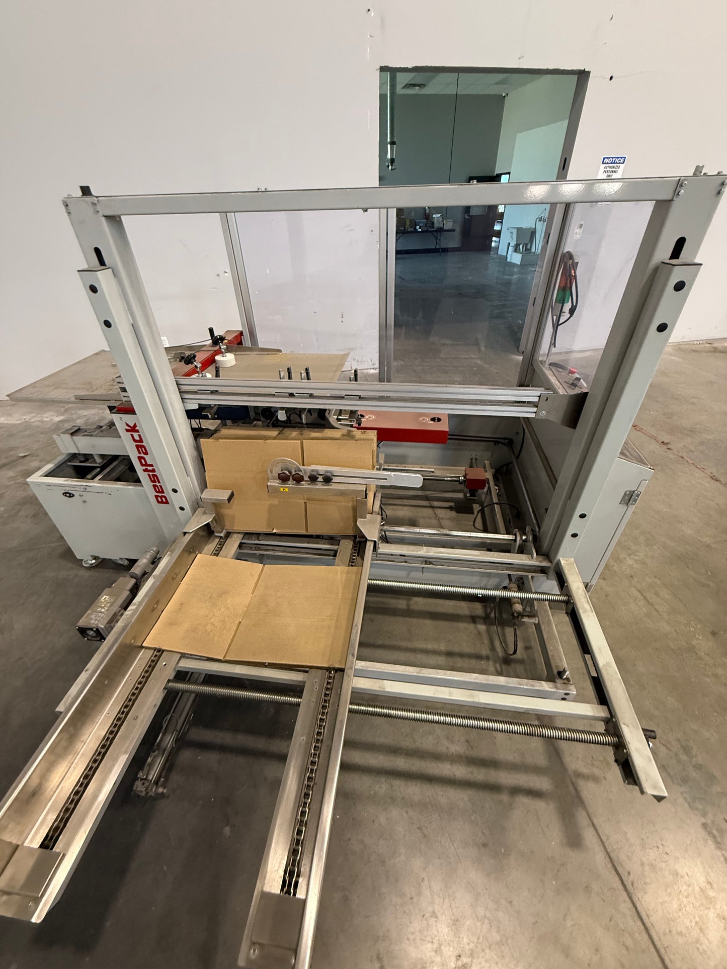 Used Best Pack Automatic Carton Box Erector and Sealer