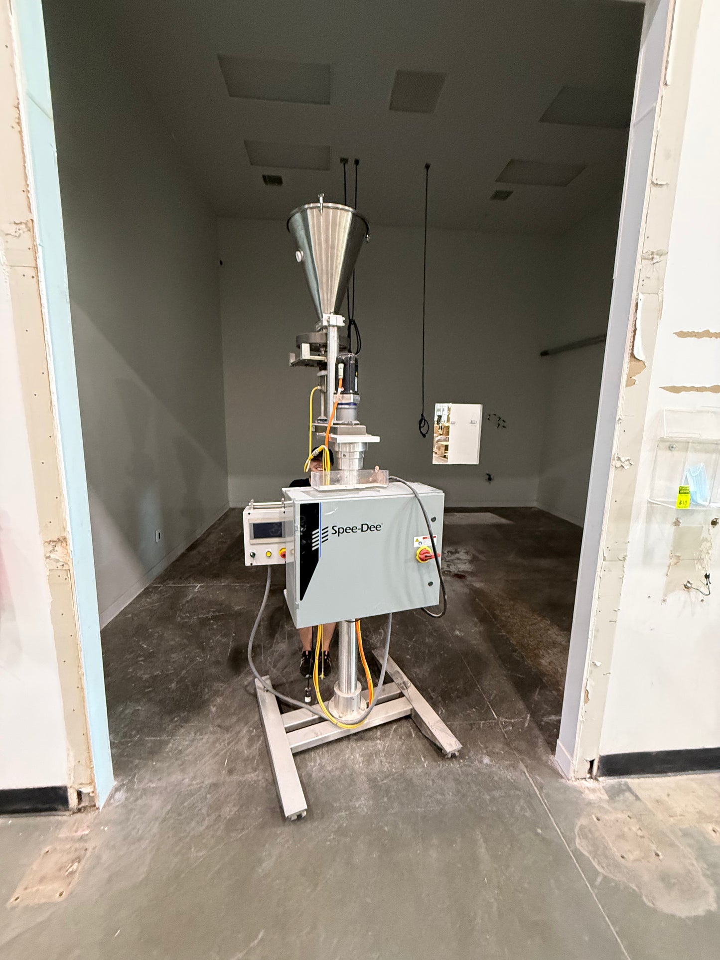 Slightly Used - Full Tub Filling Production Line - Tub Filler, Tub Sealer, Tub Capper, Spee-dee Filler, Conveyor sections