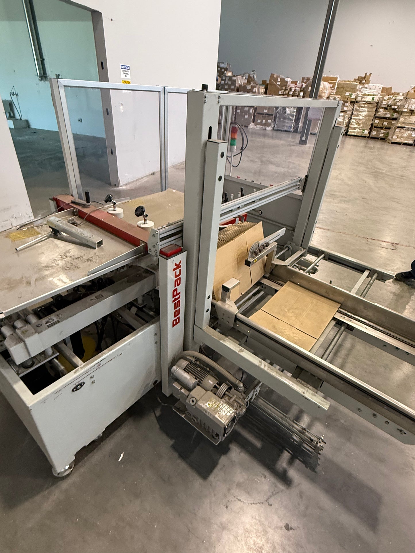 Used Best Pack Automatic Carton Box Erector and Sealer