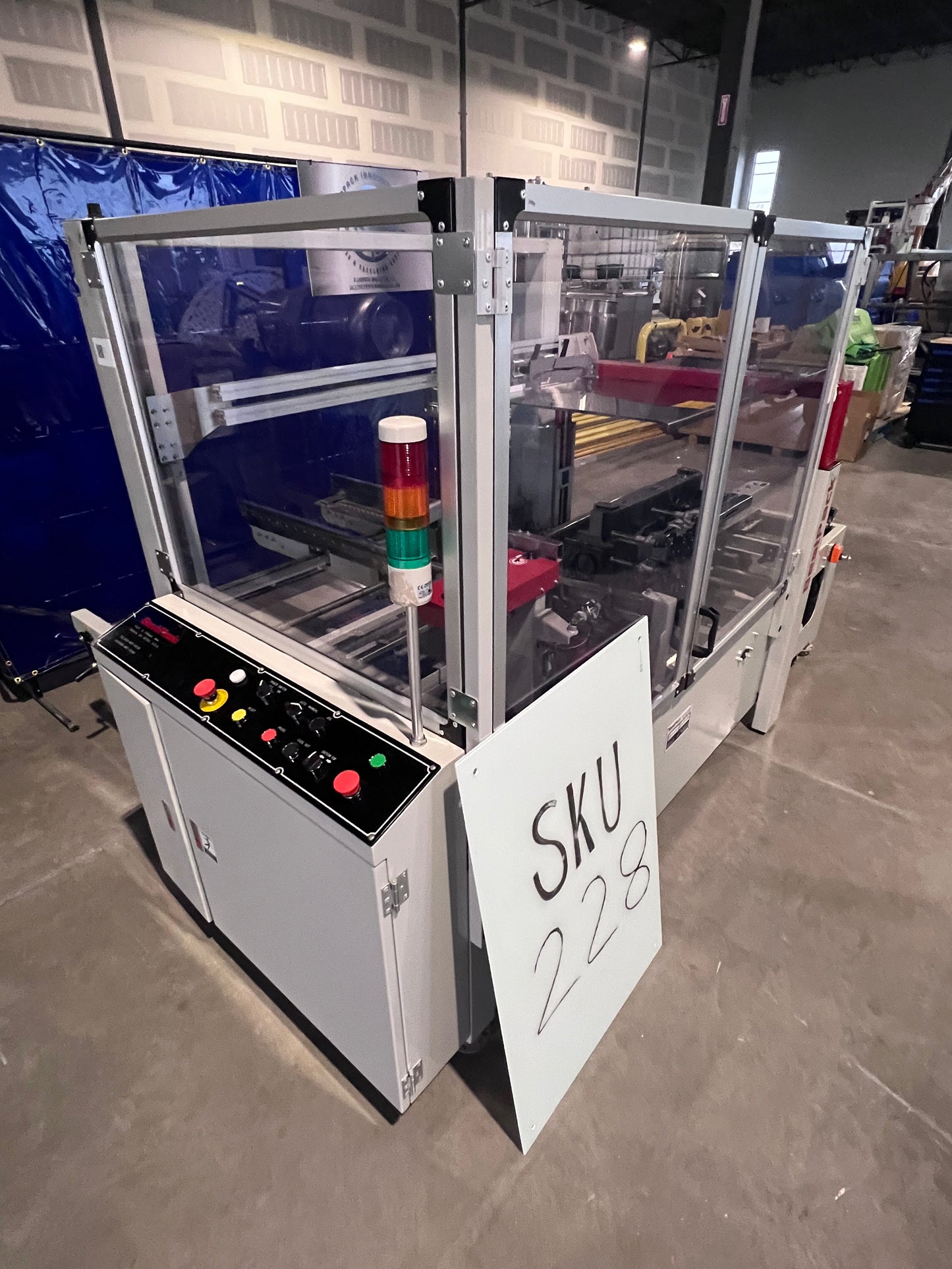 Used Best Pack Automatic Uniform Case Erector & Bottom Sealer, Model ELVSL22-3H