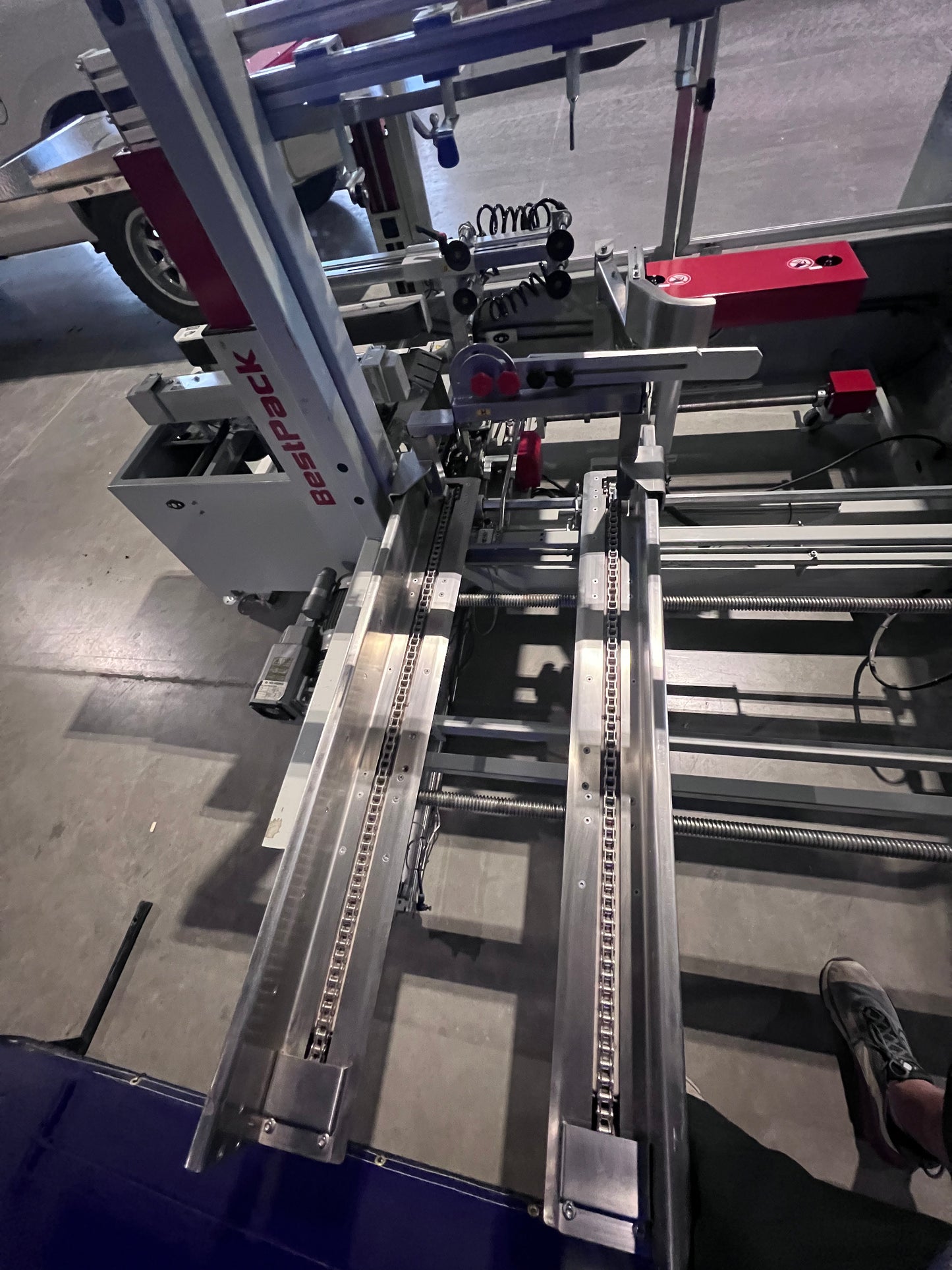 Used Best Pack Automatic Uniform Case Erector & Bottom Sealer, Model ELVSL22-3H