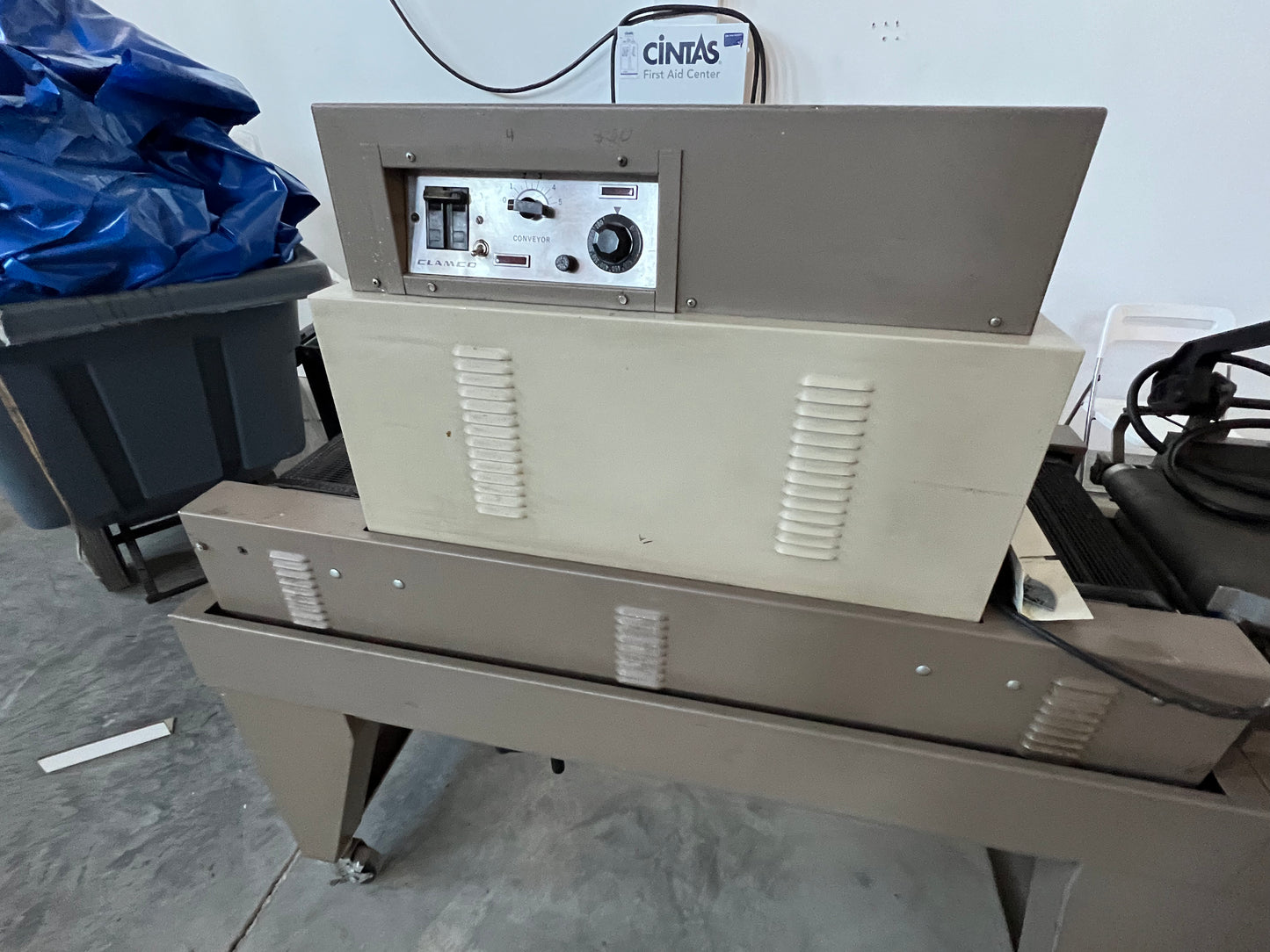 Heat Tunnel, Clampco, Model # 850MB, Serial # 4199 - Inventory Equipment: