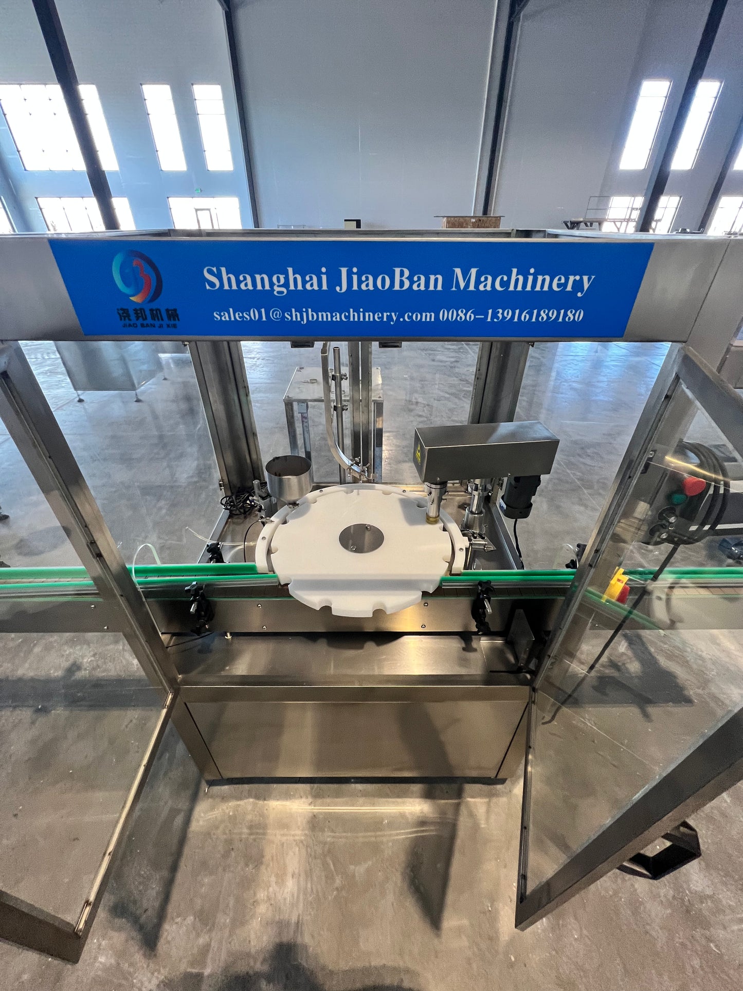 Like New Filler and Capper Lid Bowl with mini Hopper - Shanghai JiaoBan Machinery