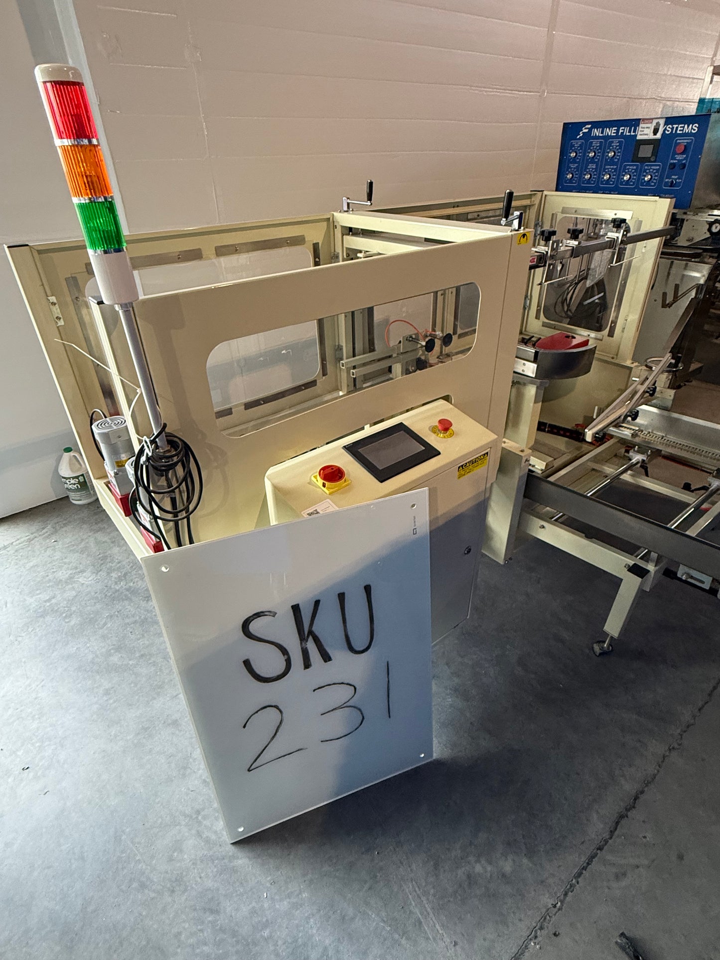 Brother (BroPac) Automatic Case Erector and Bottom Sealer, Model CES4035M