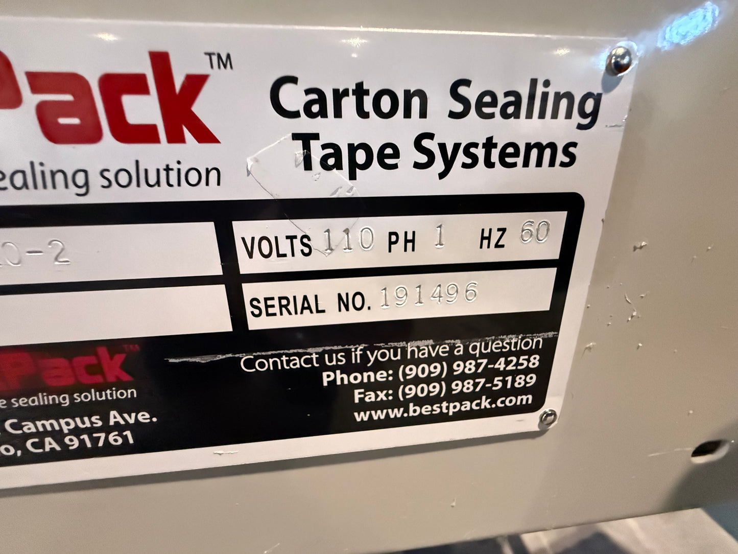 Best Pack Case Packer - Bottom Taper - MS20-2