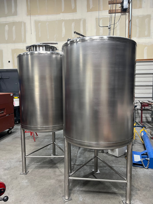 New 250 gallon, single wall 12 gauge, 304 SS Tanks—Stock UTAH - Quantity 2