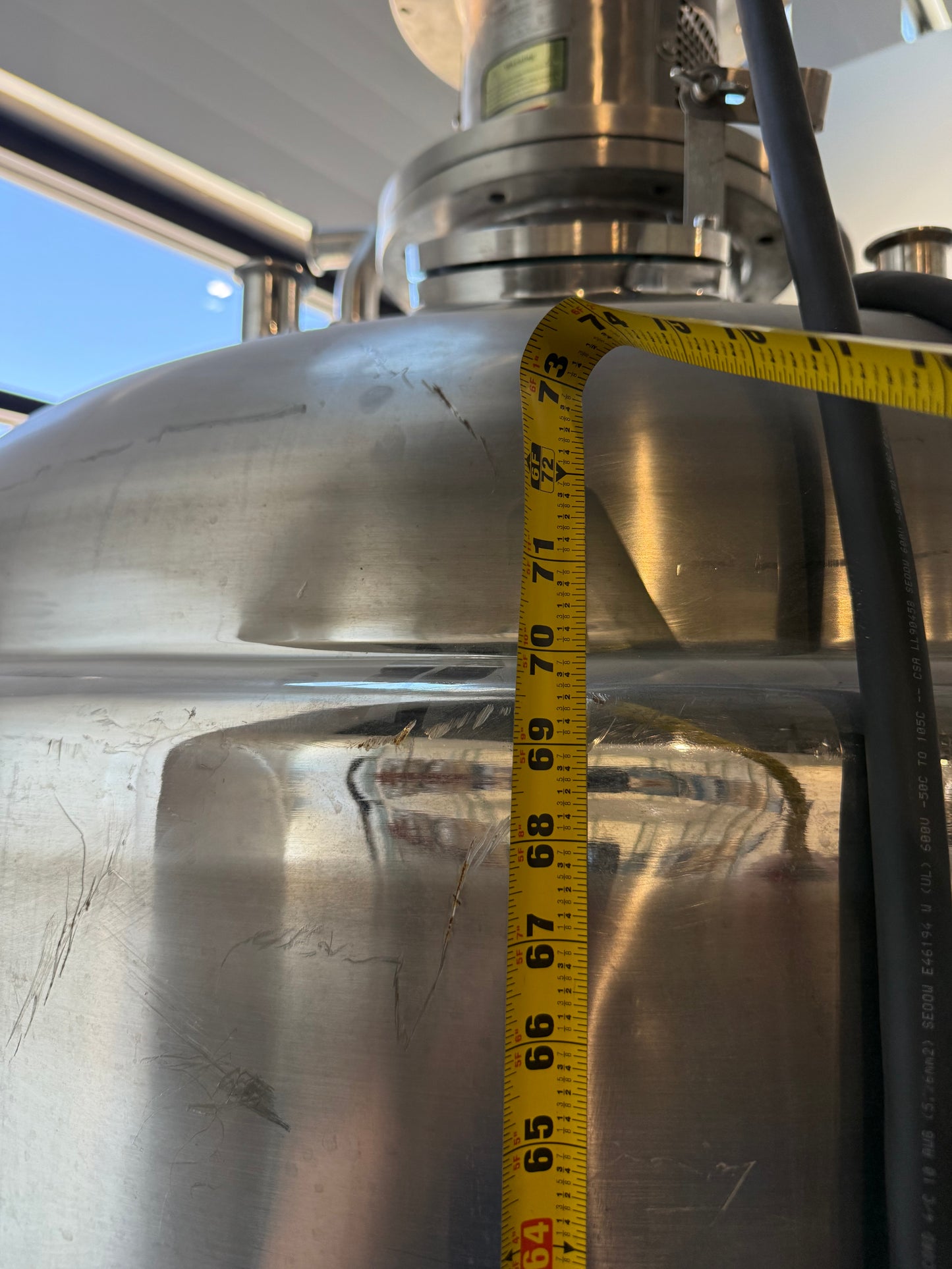 1,000 liter insulated tank with shear mixer