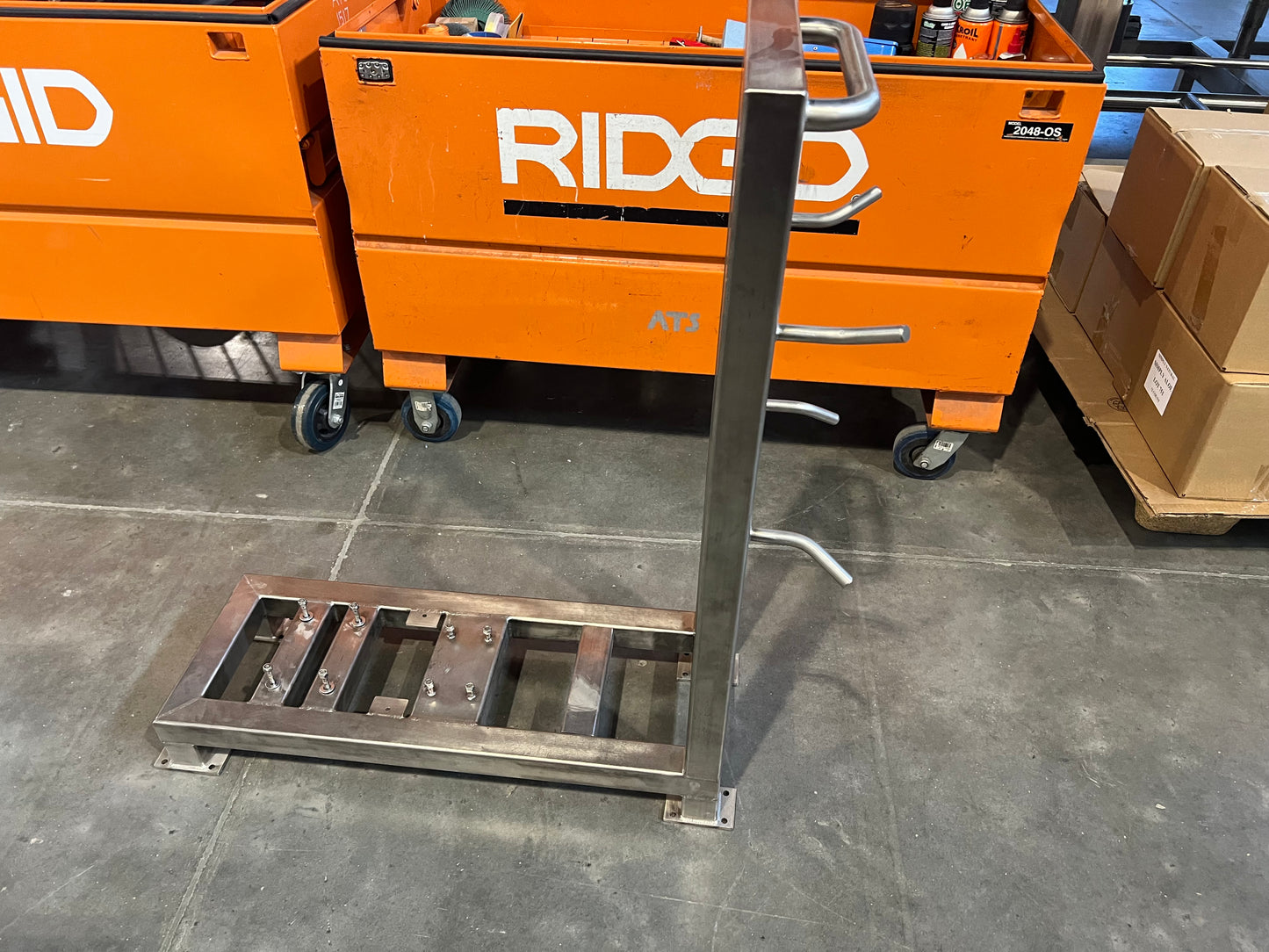 New SS pump cart without casters —Stock UTAH  $2100 EACH - 1 Available