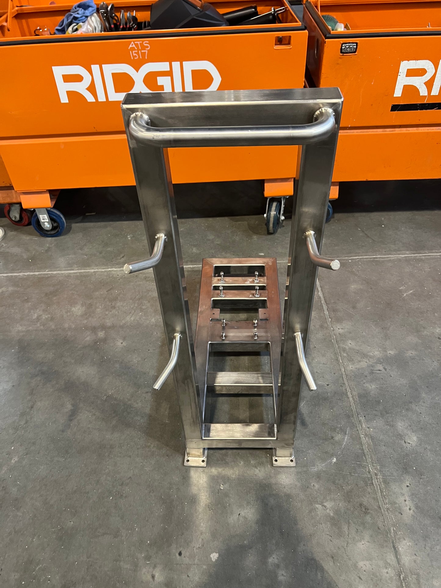 New SS pump cart without casters —Stock UTAH  $2100 EACH - 1 Available