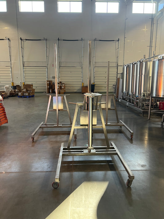 NEW ATS Mixer Pneumatic Lift Stand SS cart with casters Stock UTAH - 3 Each