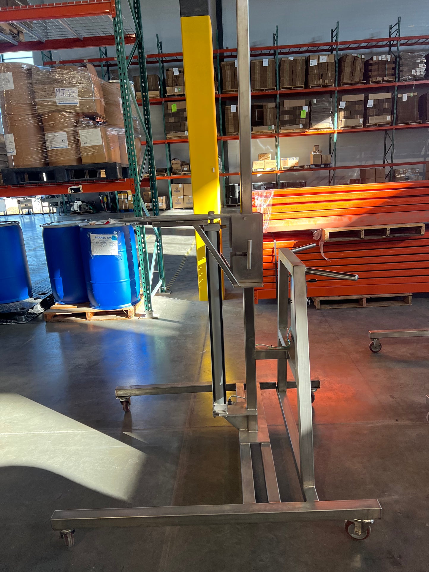 NEW ATS Mixer Pneumatic Lift Stand SS cart with casters Stock UTAH - 3 Each