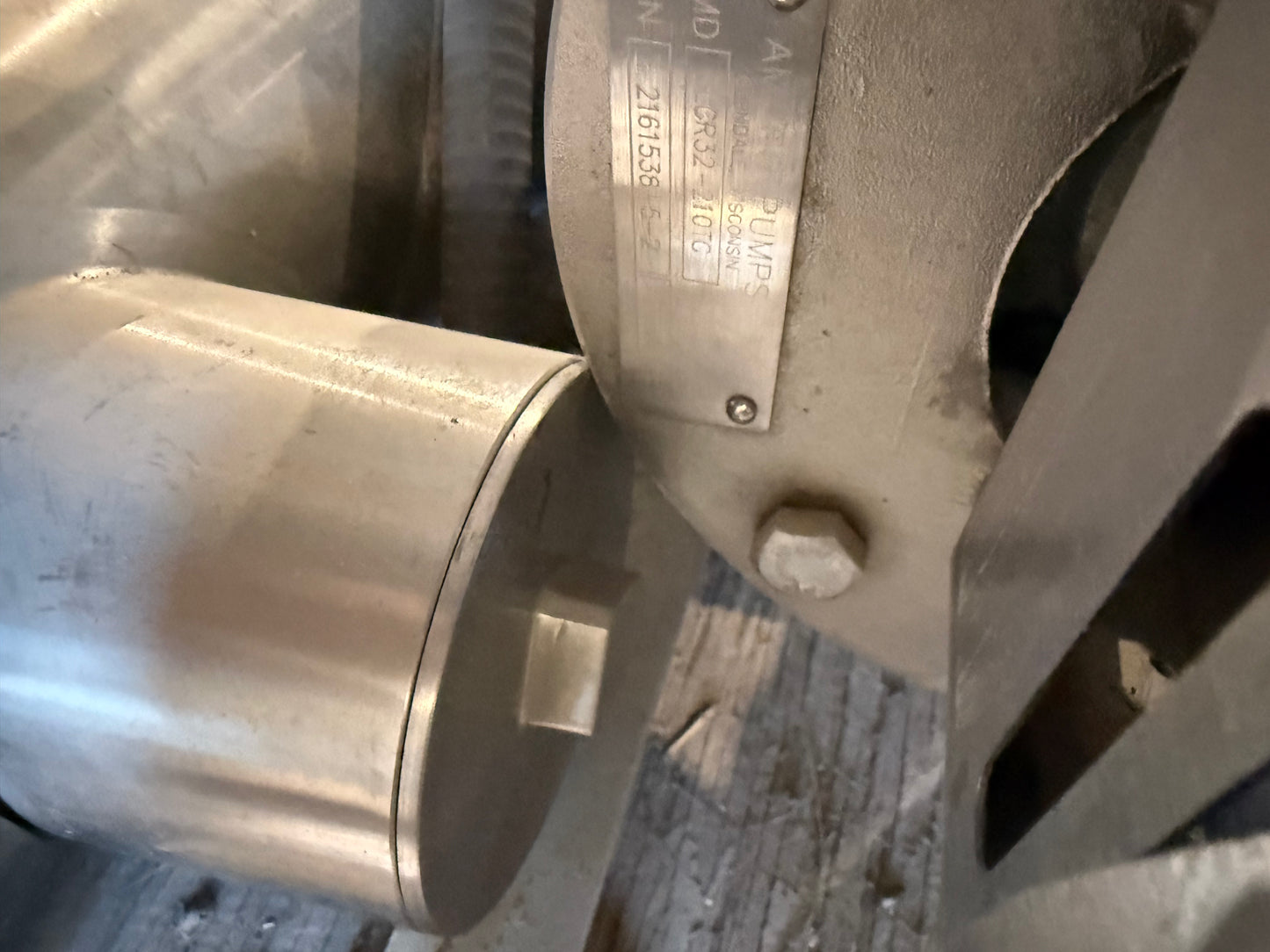 Pre-Owned Ampco Pumps - LCR Single Mechanical, Centrifugal, 7.5 HP Motor